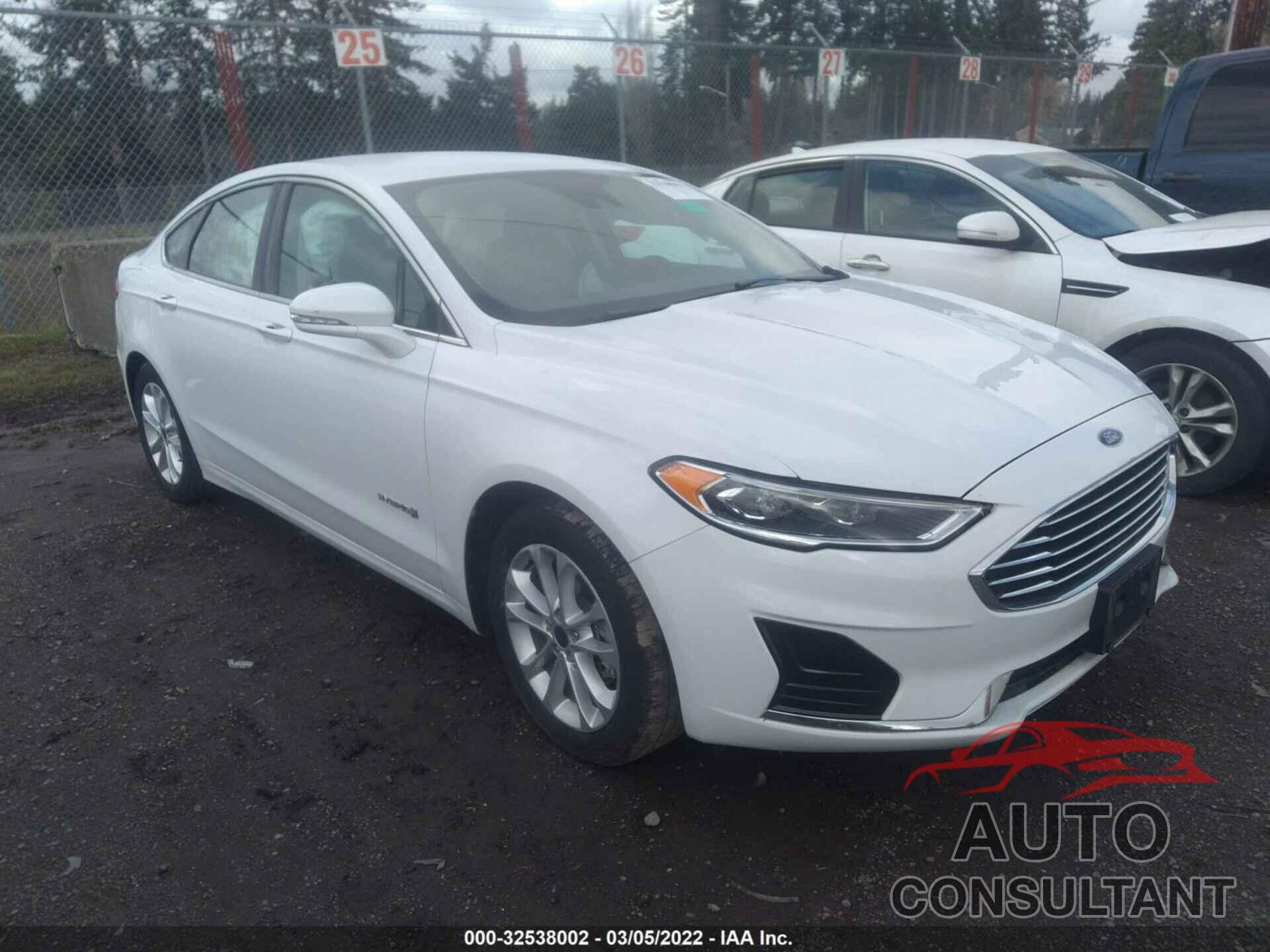 FORD FUSION HYBRID 2019 - 3FA6P0MU4KR256380