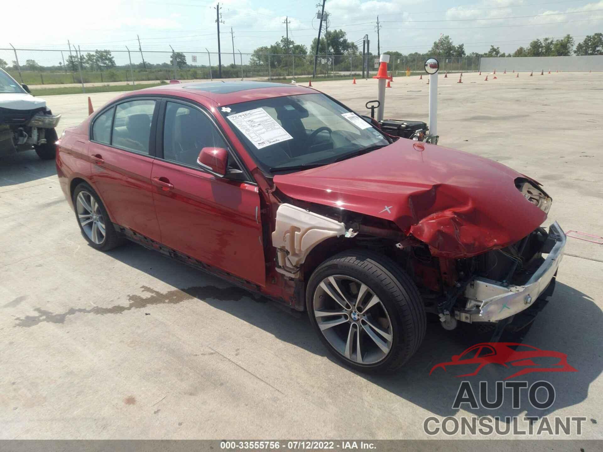 BMW 3 SERIES 2016 - WBA8A9C50GK617518
