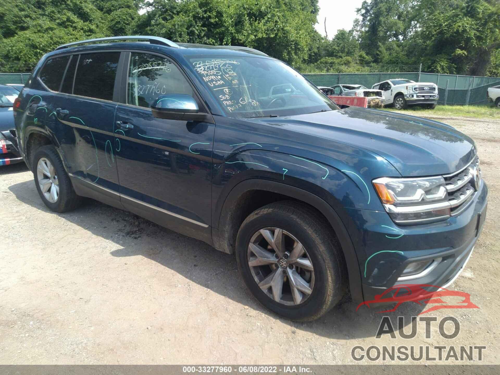 VOLKSWAGEN ATLAS 2018 - 1V2ER2CA7JC518357