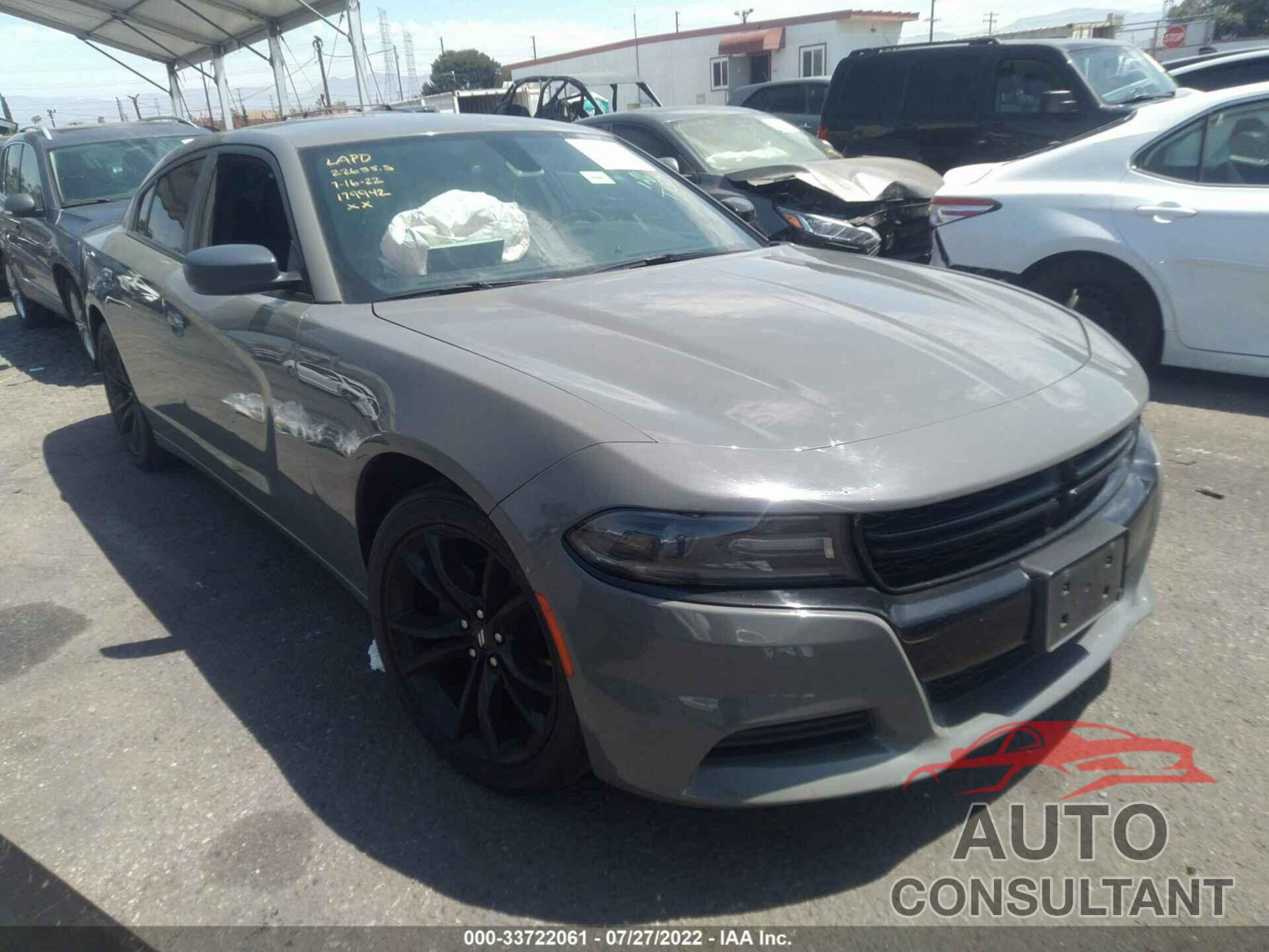 DODGE CHARGER 2018 - 2C3CDXBG3JH121451