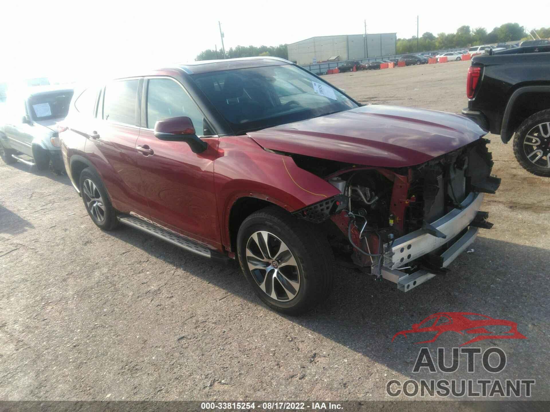 TOYOTA HIGHLANDER 2021 - 5TDGZRAHXMS065373