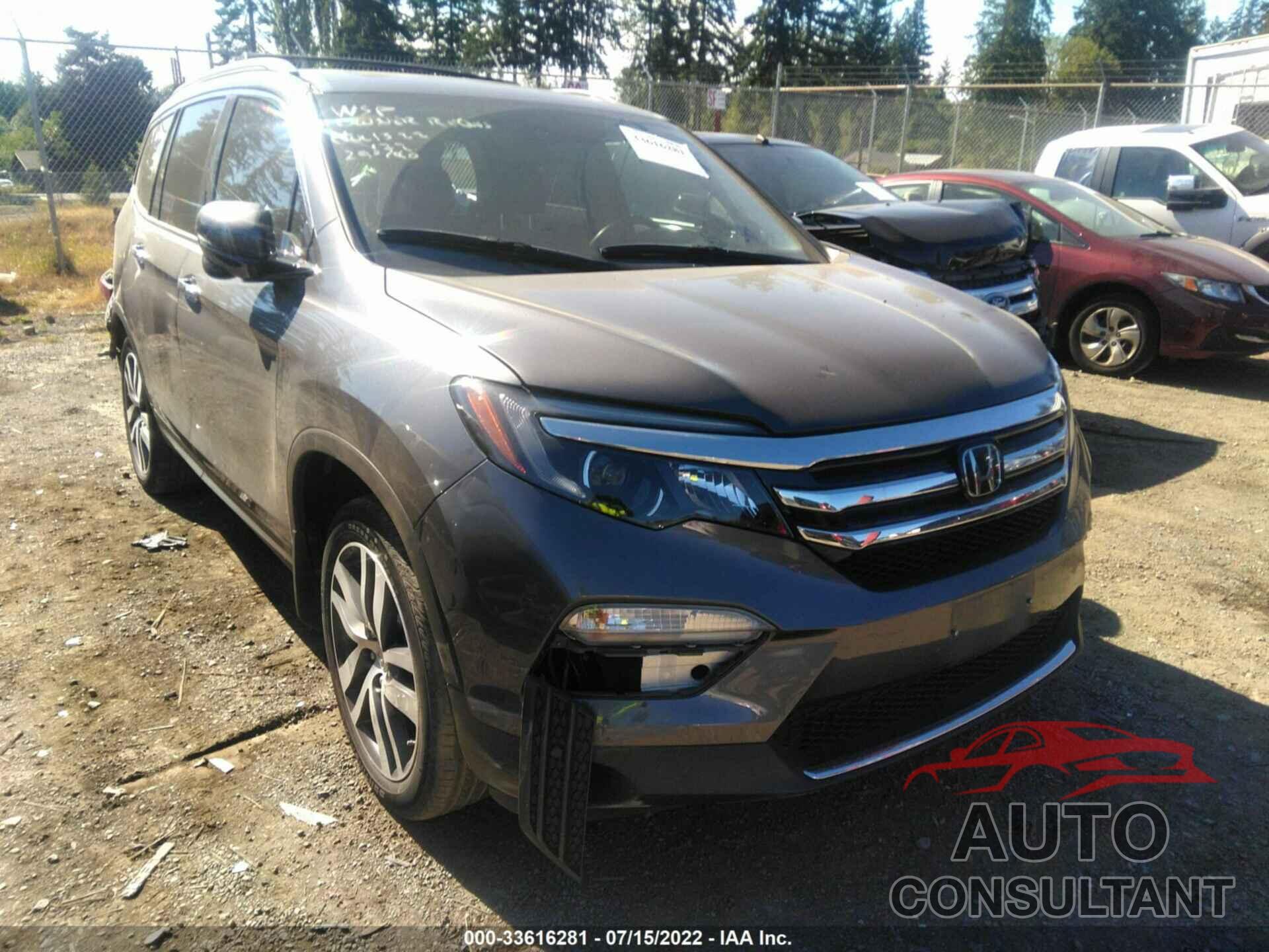 HONDA PILOT 2016 - 5FNYF6H94GB070684