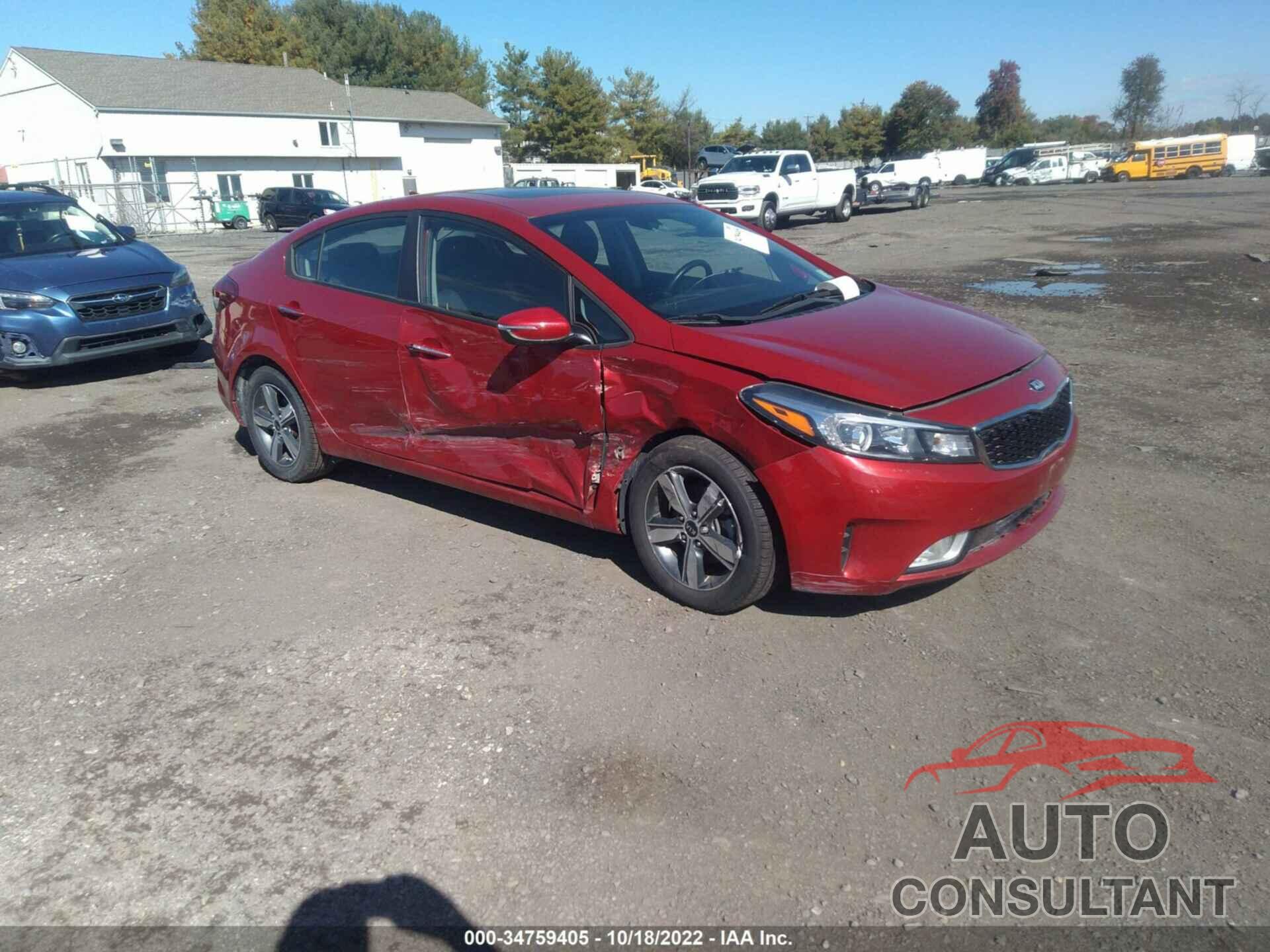 KIA FORTE 2018 - 3KPFL4A75JE243025