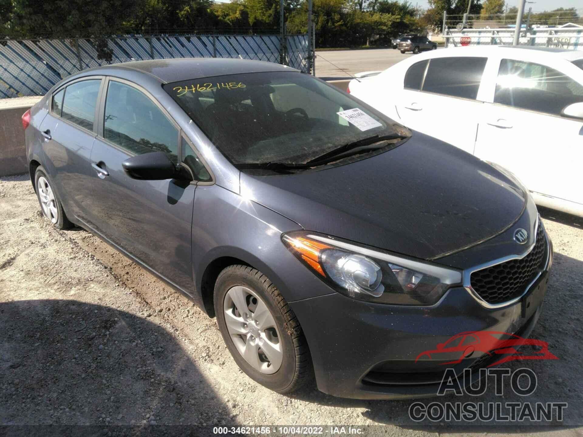 KIA FORTE 2016 - KNAFK4A63G5615568