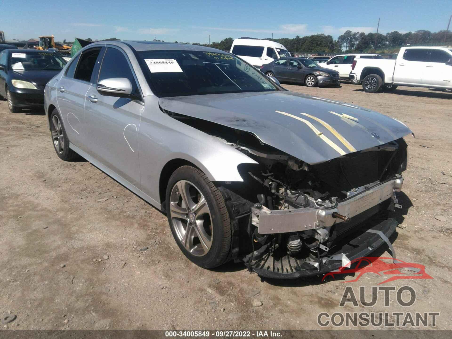 MERCEDES-BENZ E-CLASS 2017 - WDDZF4KB0HA164727