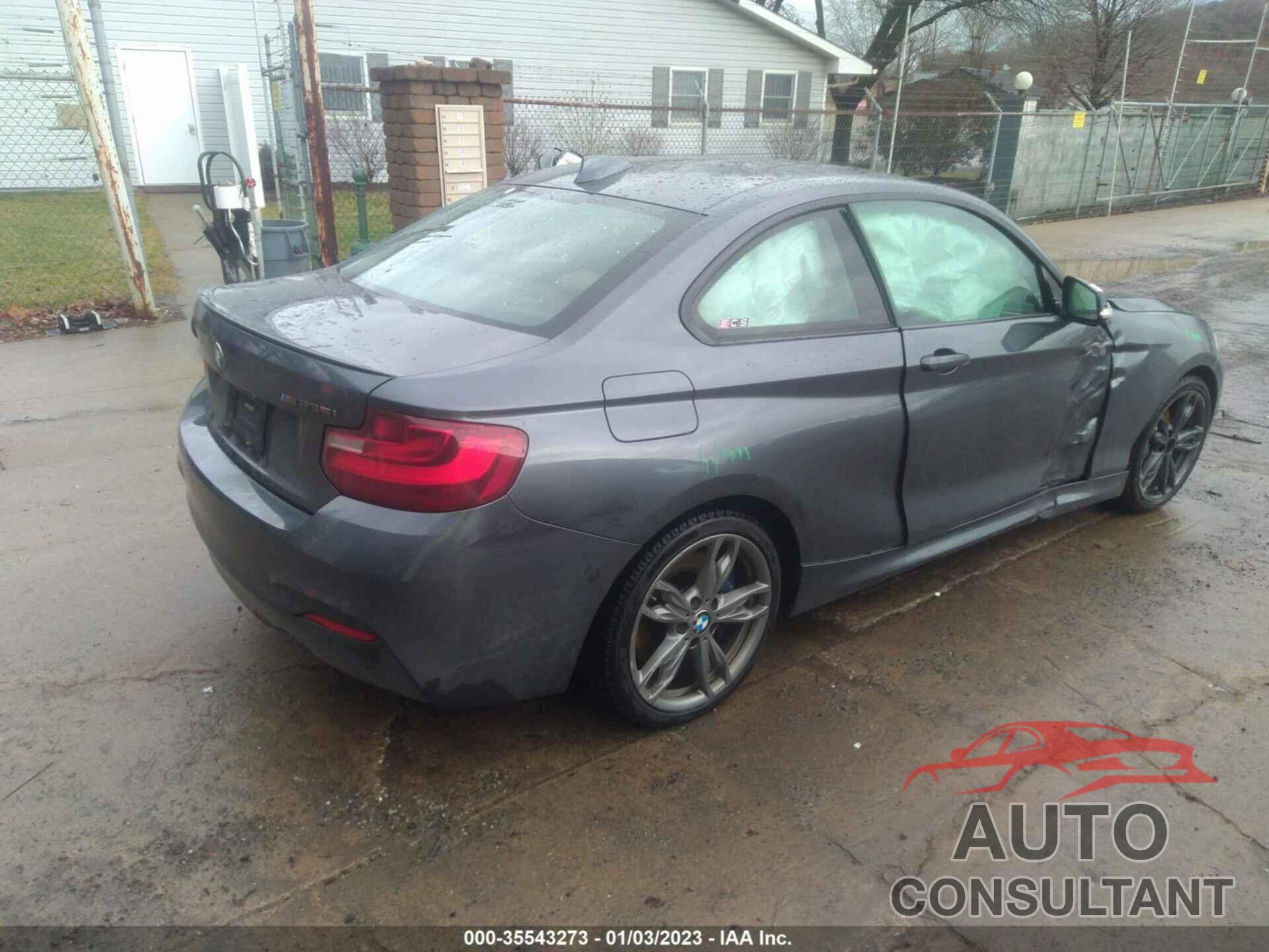 BMW 2 SERIES 2016 - WBA1J7C57GV289728
