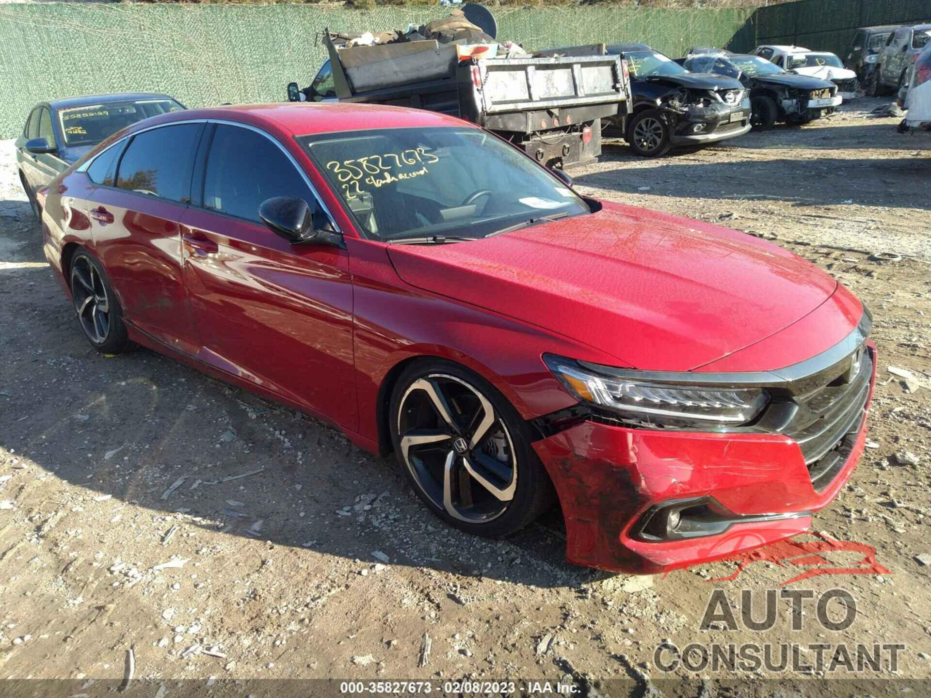 HONDA ACCORD SEDAN 2022 - 1HGCV1F45NA059014