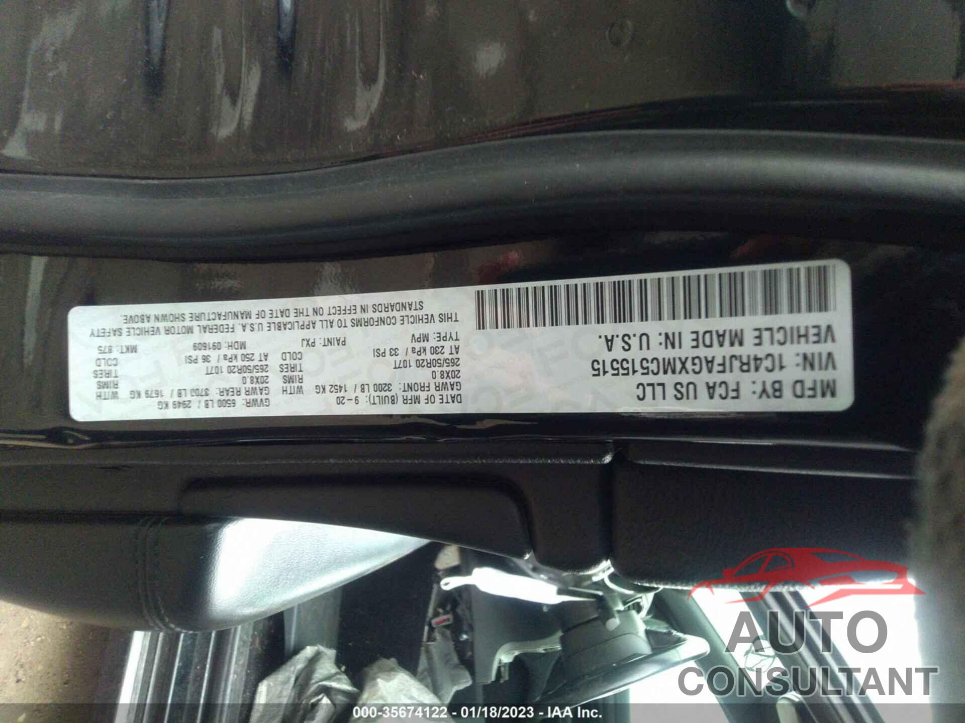 JEEP GRAND CHEROKEE 2021 - 1C4RJFAGXMC515515