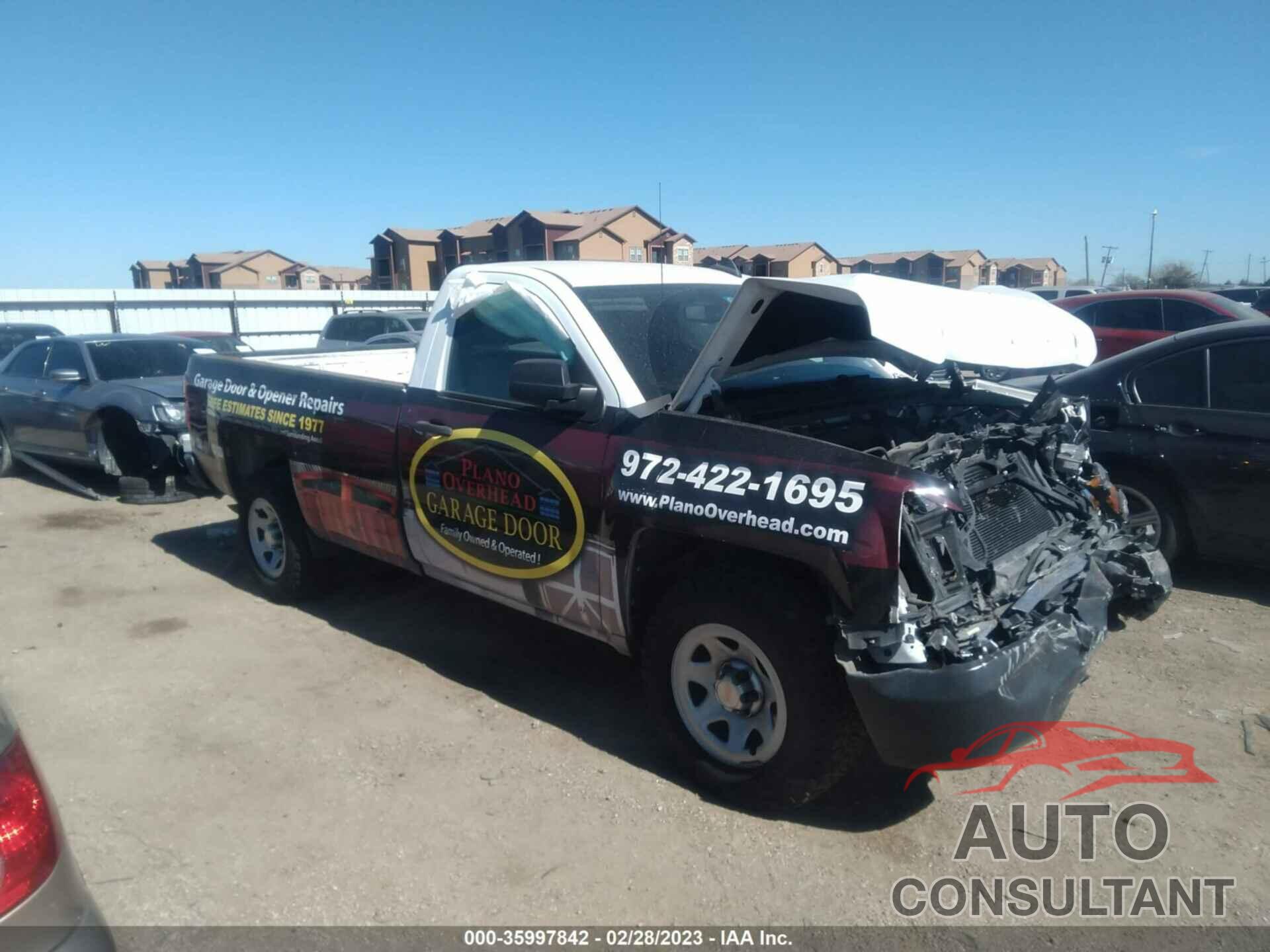CHEVROLET SILVERADO 1500 2016 - 1GCNCNEC4GZ428494