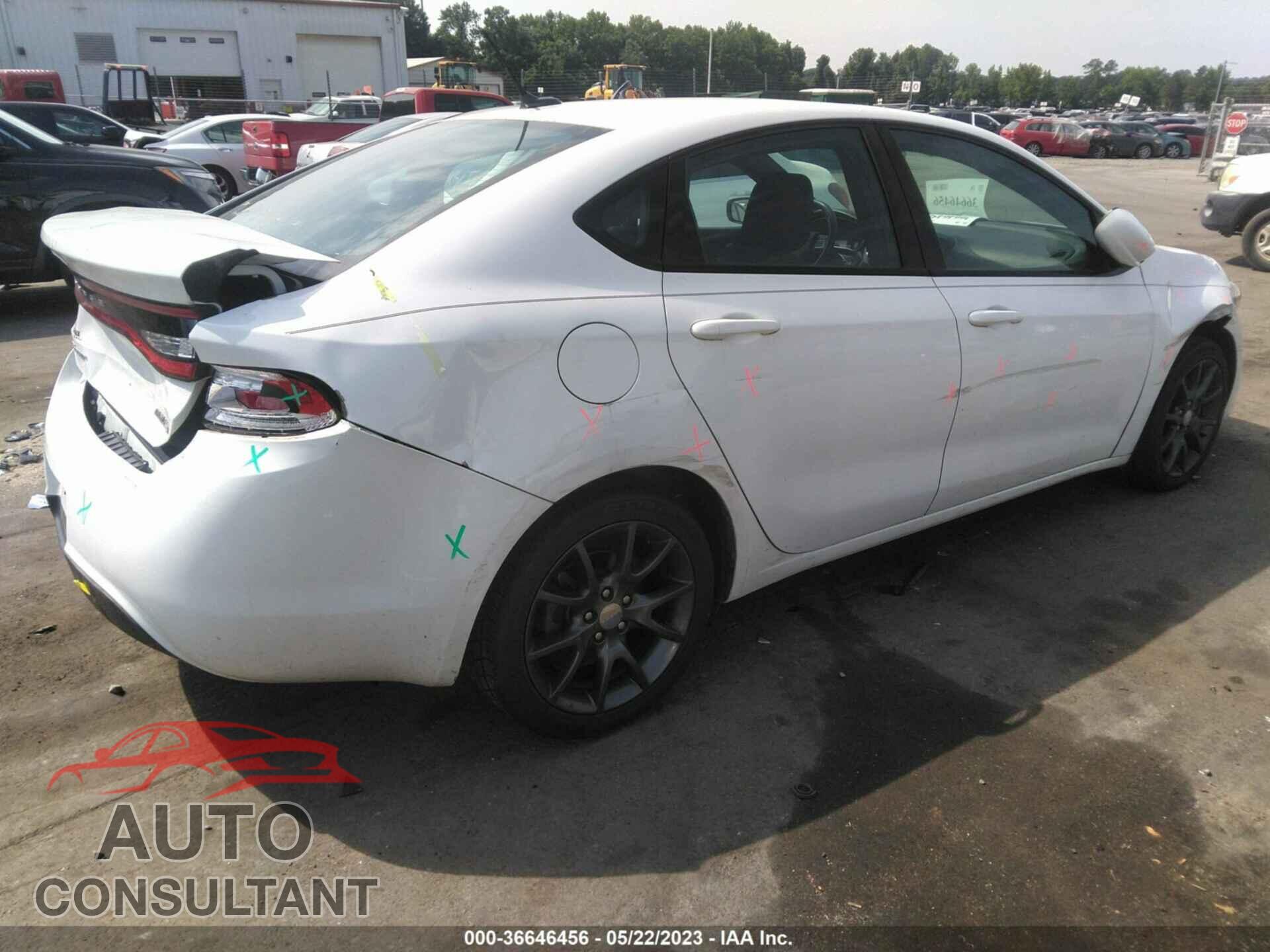 DODGE DART 2016 - 1C3CDFFA2GD818521