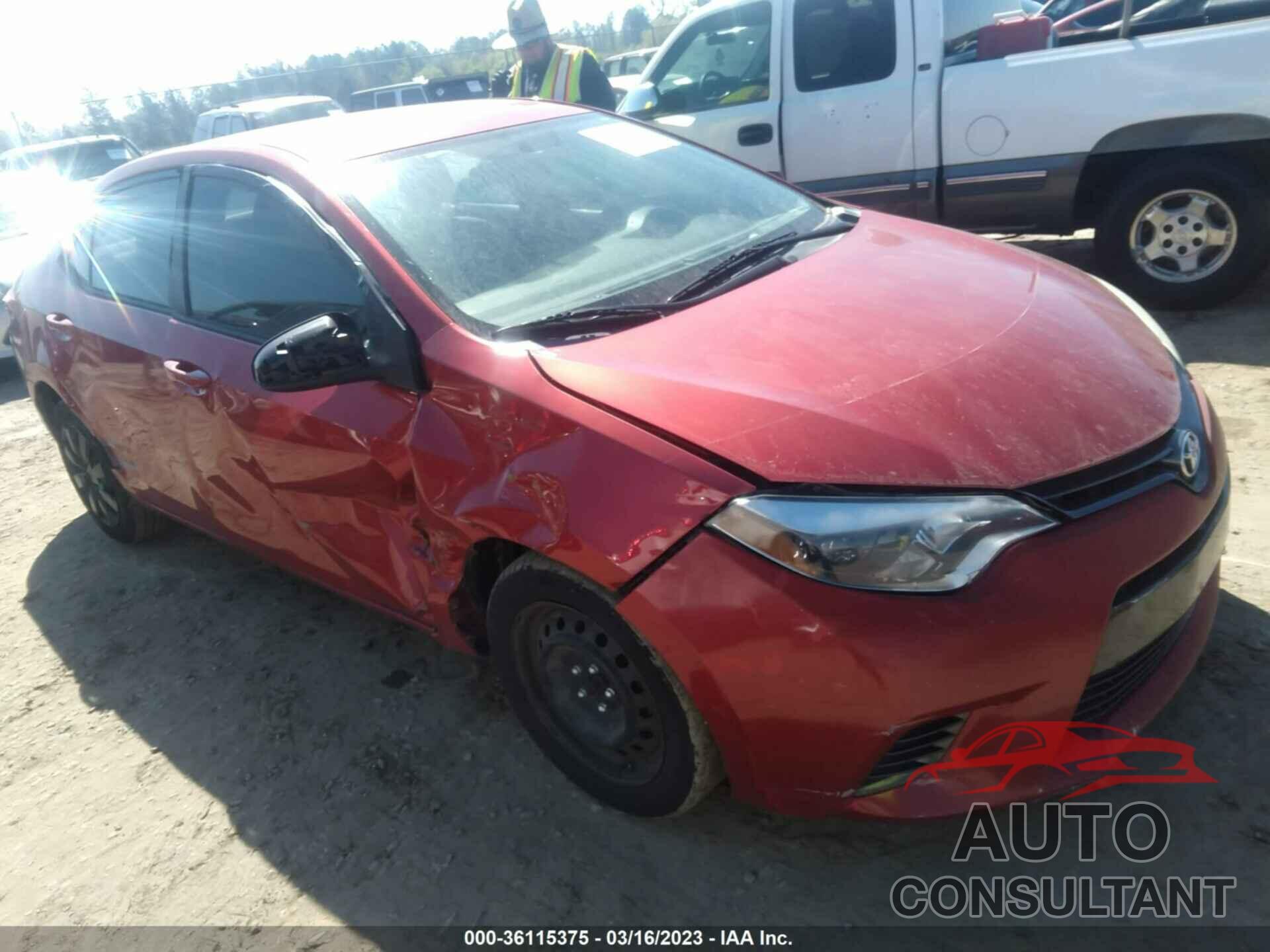 TOYOTA COROLLA 2016 - 5YFBURHE8GP366550