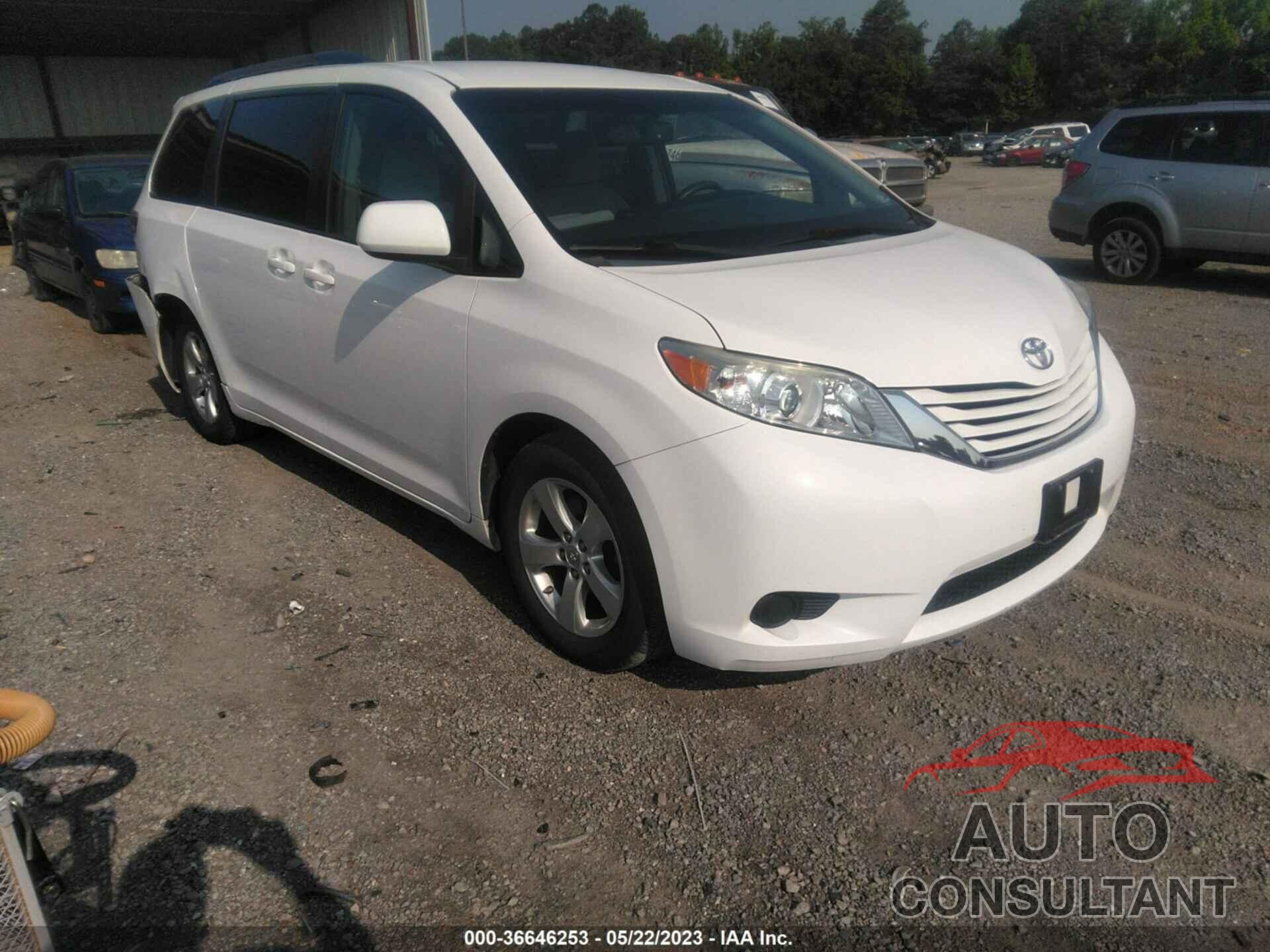 TOYOTA SIENNA 2015 - 5TDKK3DC8FS590690