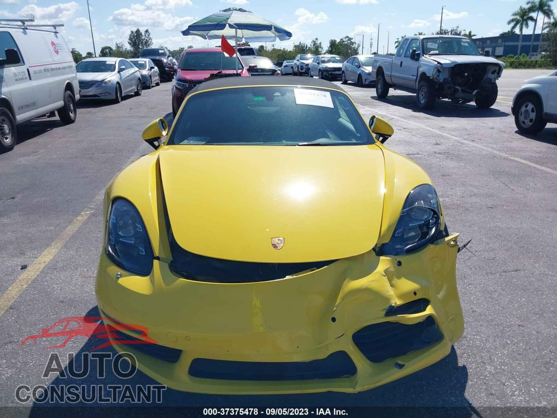 PORSCHE 718 BOXSTER 2017 - WP0CA2A88HS221145
