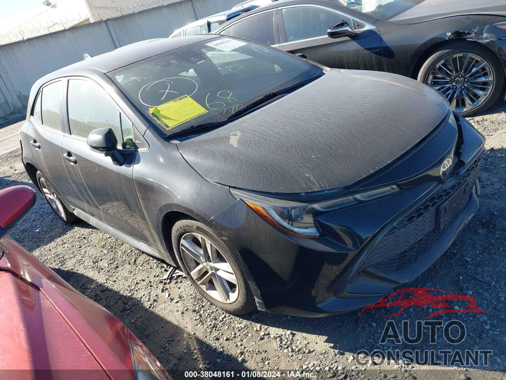 TOYOTA COROLLA 2019 - JTNK4RBE8K3043931