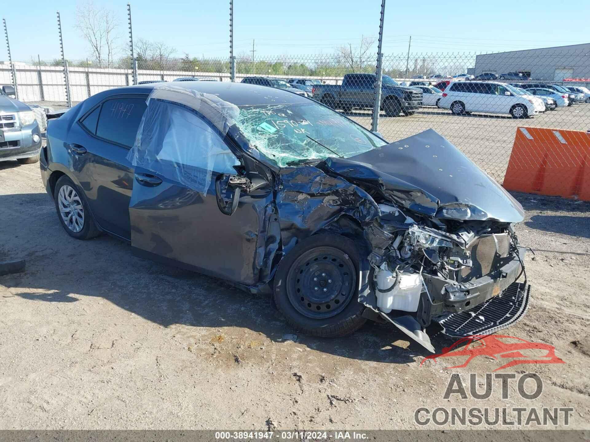 TOYOTA COROLLA 2019 - 5YFBURHE8KP927600