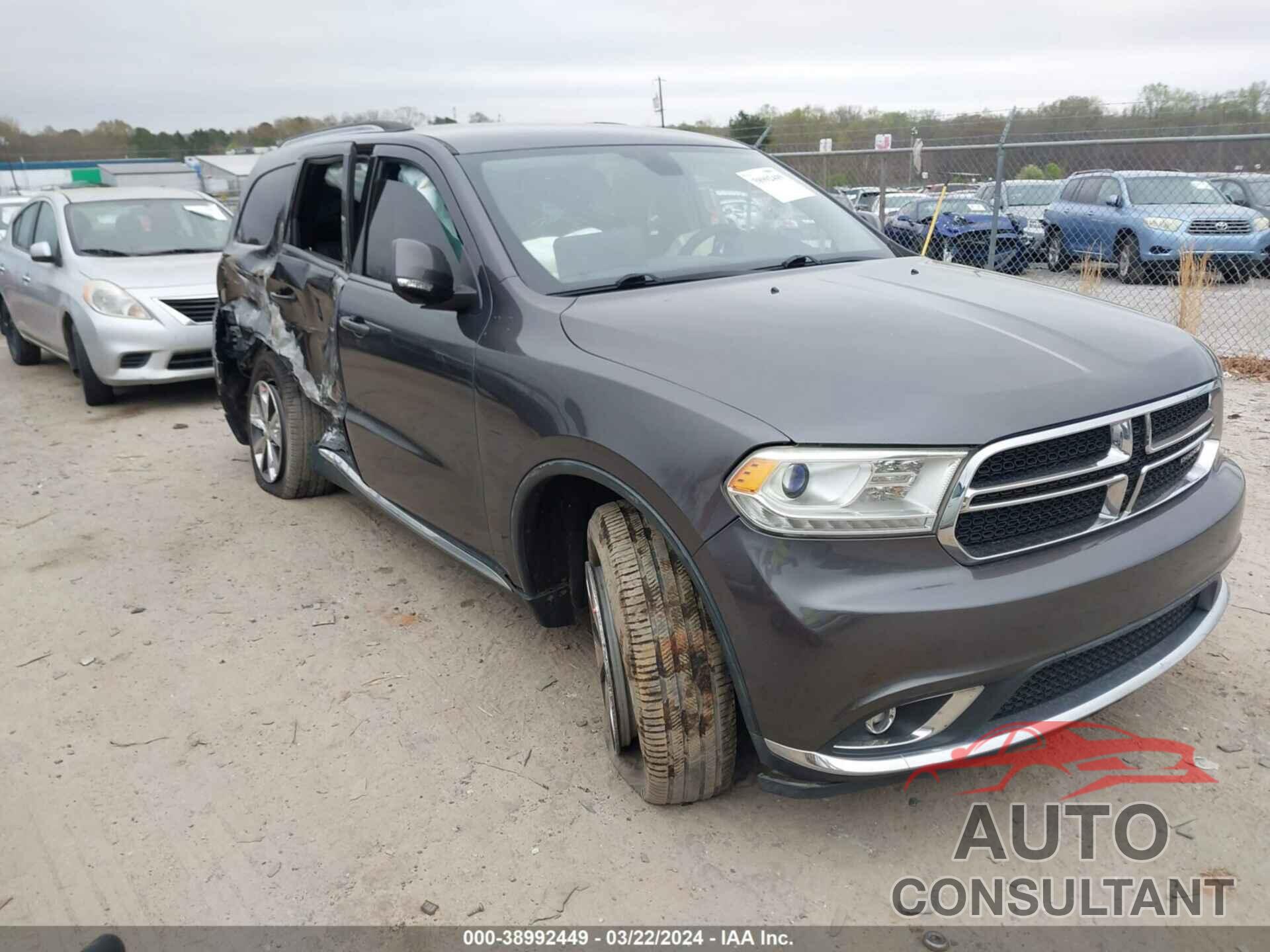 DODGE DURANGO 2016 - 1C4RDHDG9GC371605
