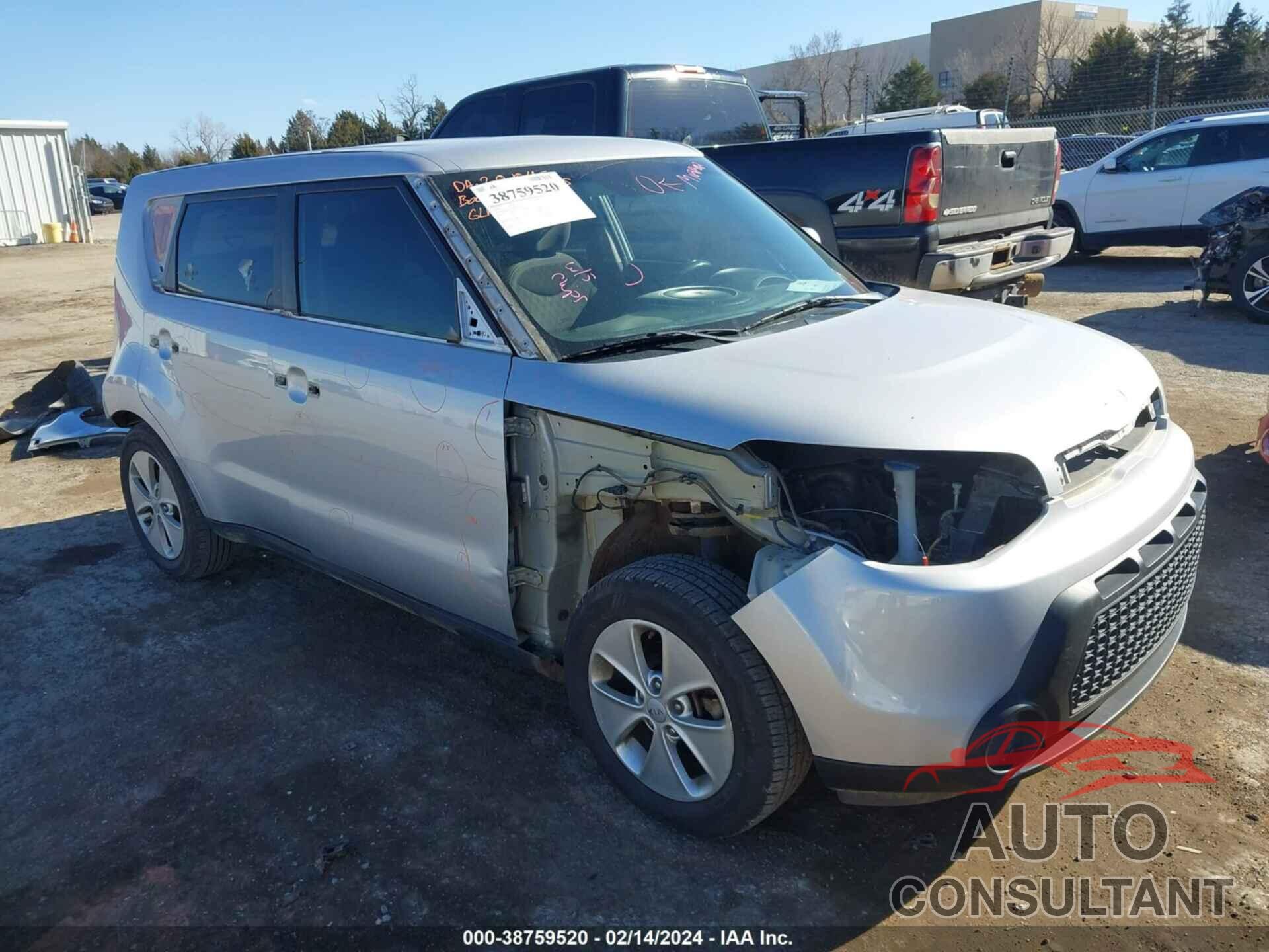 KIA SOUL 2016 - KNDJN2A29G7822220
