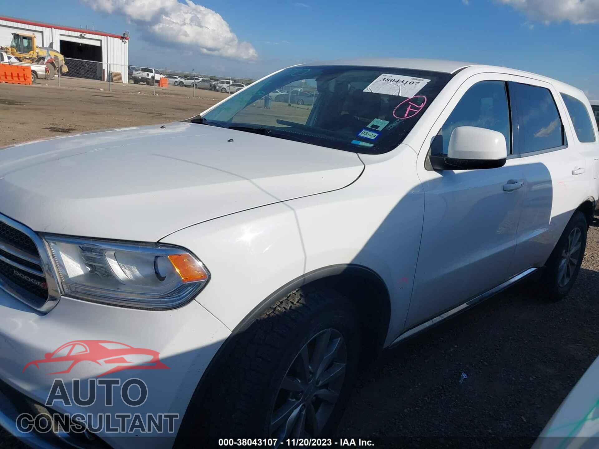 DODGE DURANGO 2017 - 1C4RDHAG9HC660473