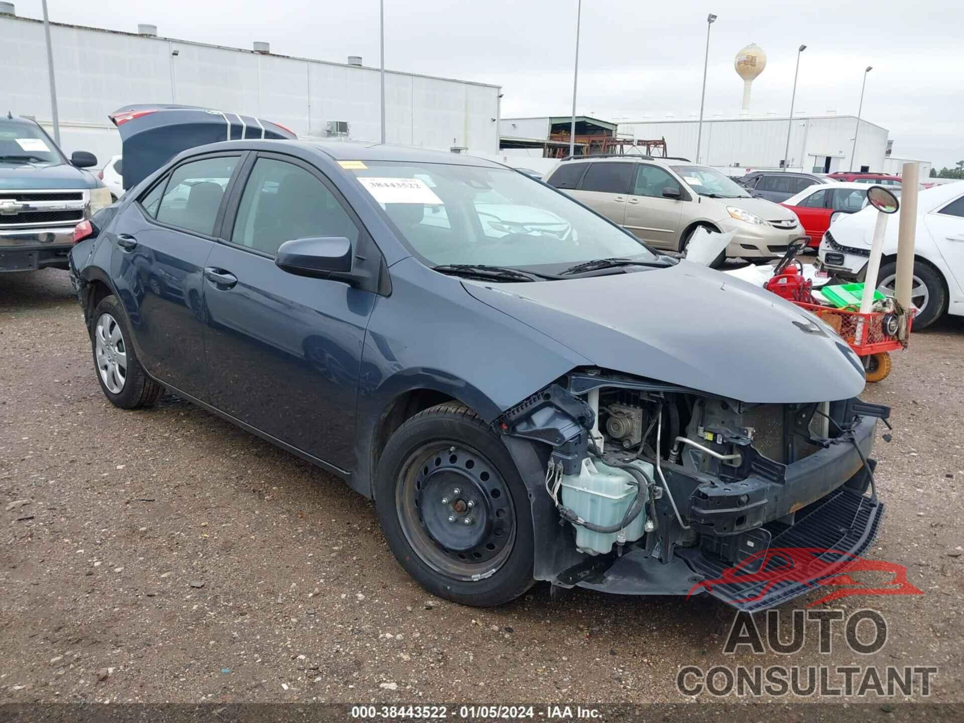 TOYOTA COROLLA 2019 - 2T1BURHE0KC170224