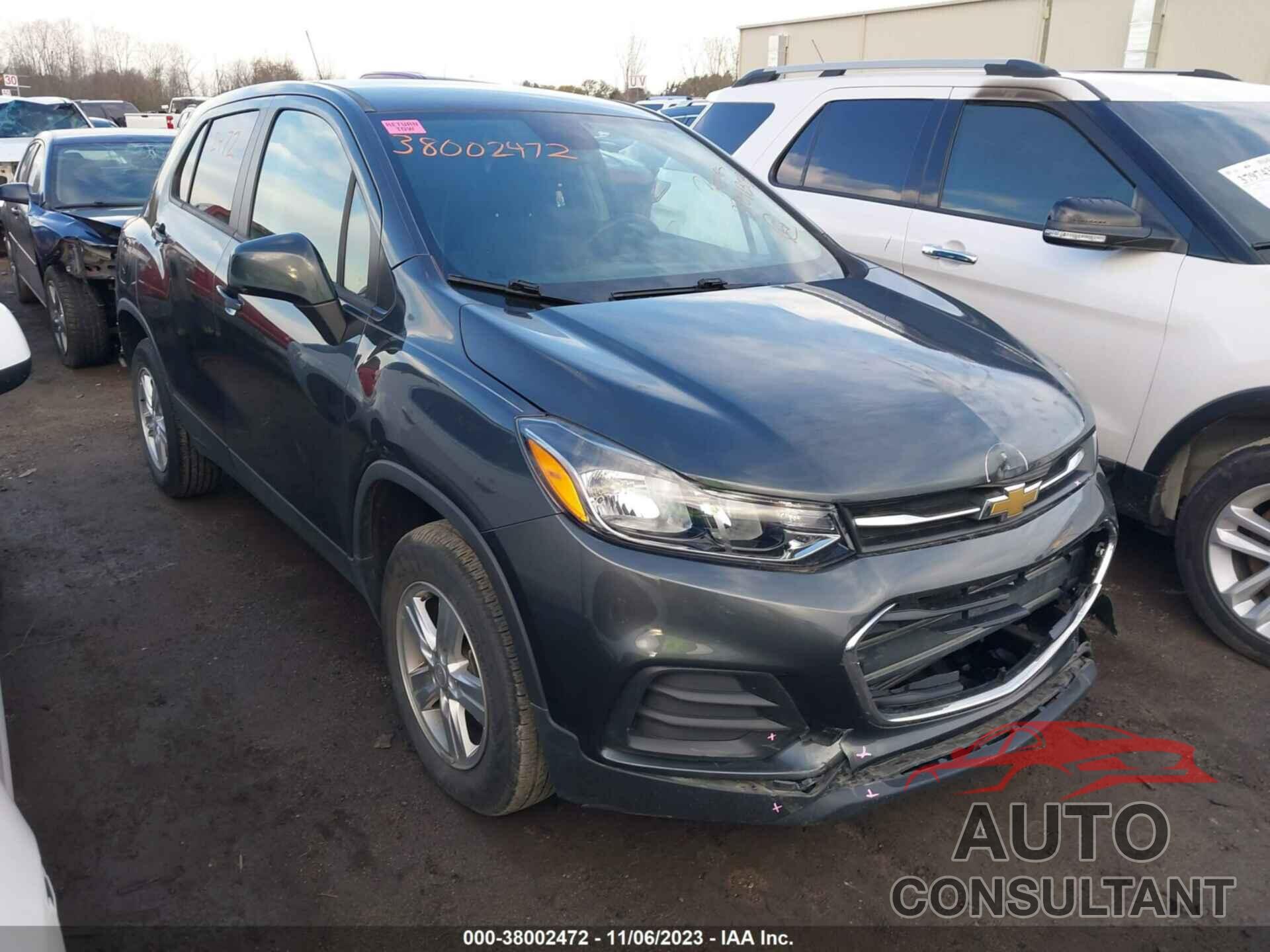 CHEVROLET TRAX 2019 - 3GNCJNSB2KL306409