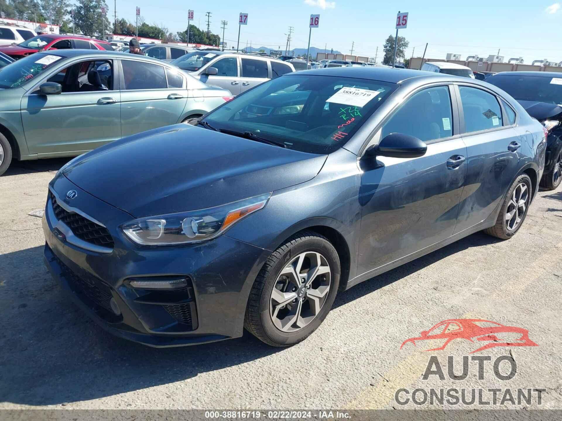 KIA FORTE 2020 - 3KPF24AD6LE209252