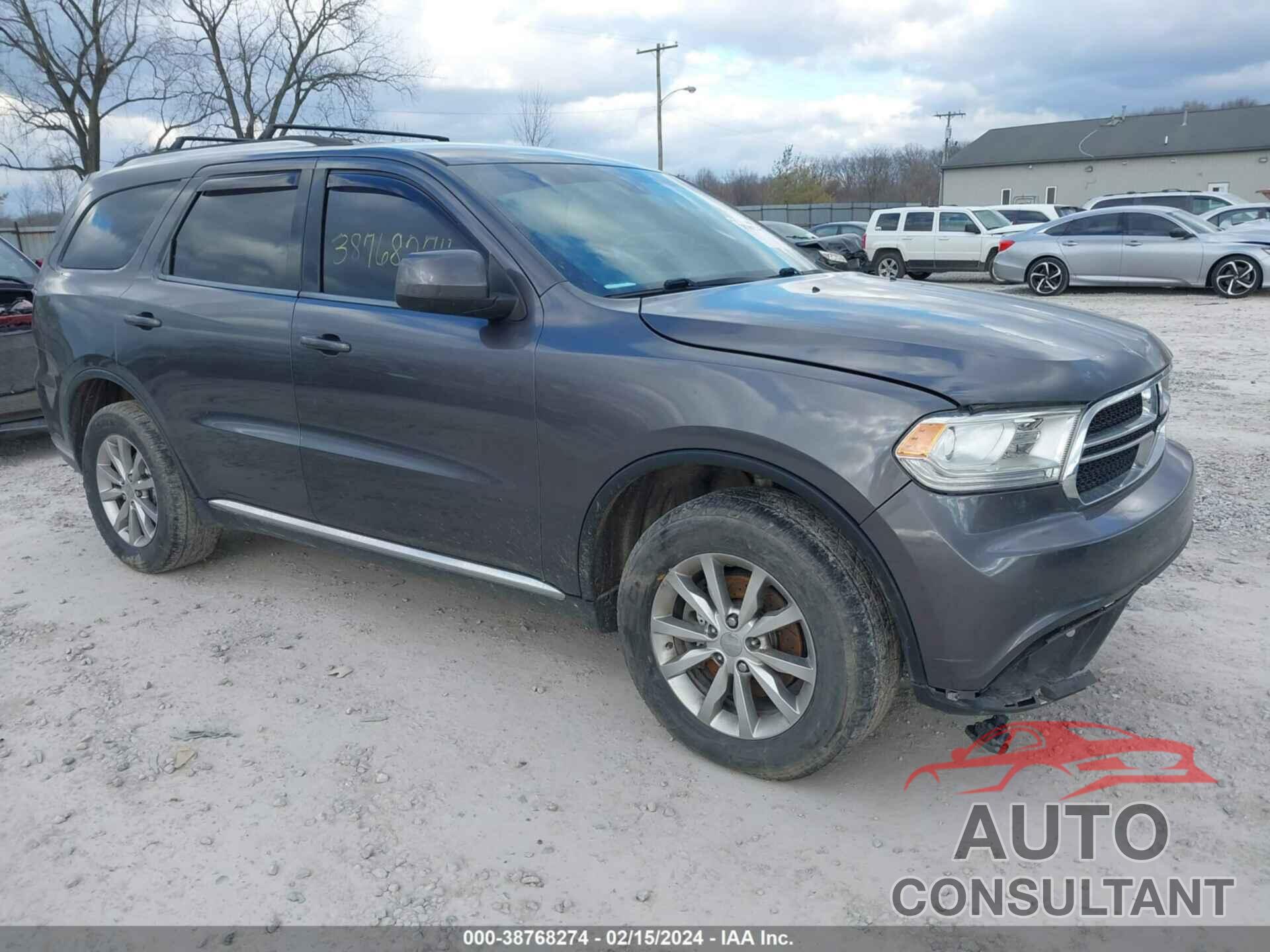 DODGE DURANGO 2016 - 1C4RDJAGXGC486452