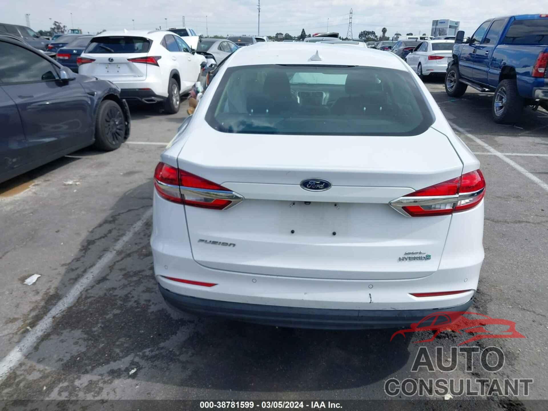 FORD FUSION 2019 - 3FA6P0MU0KR119629