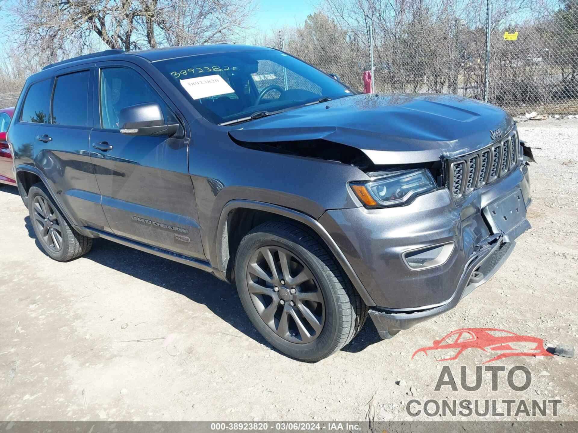 JEEP GRAND CHEROKEE 2017 - 1C4RJFBG4HC633810