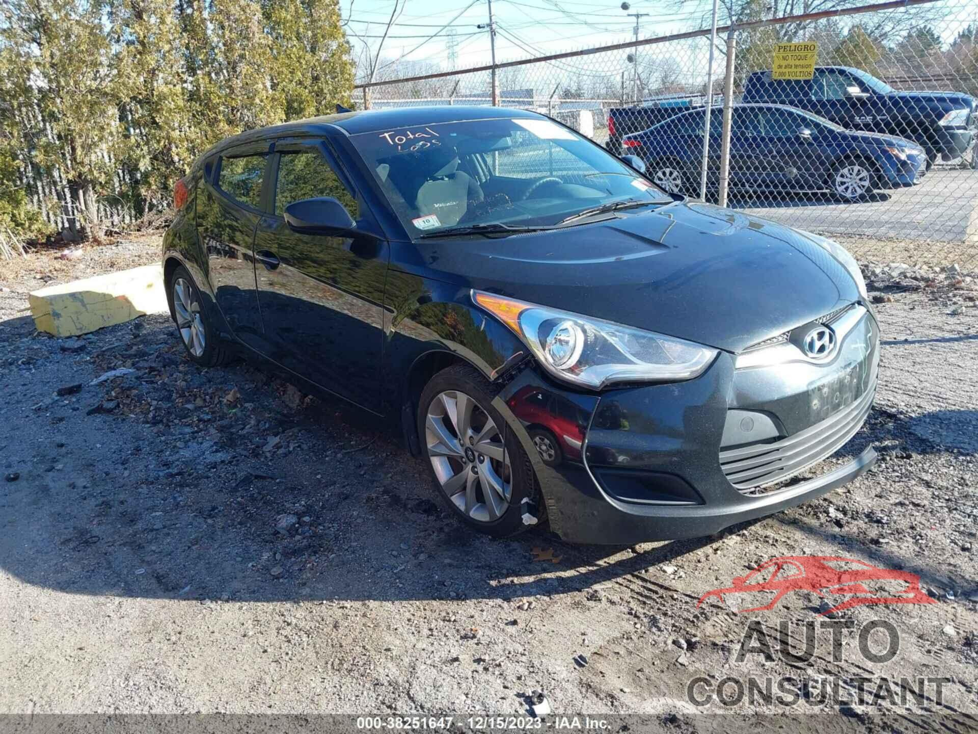 HYUNDAI VELOSTER 2016 - KMHTC6AD9GU276491