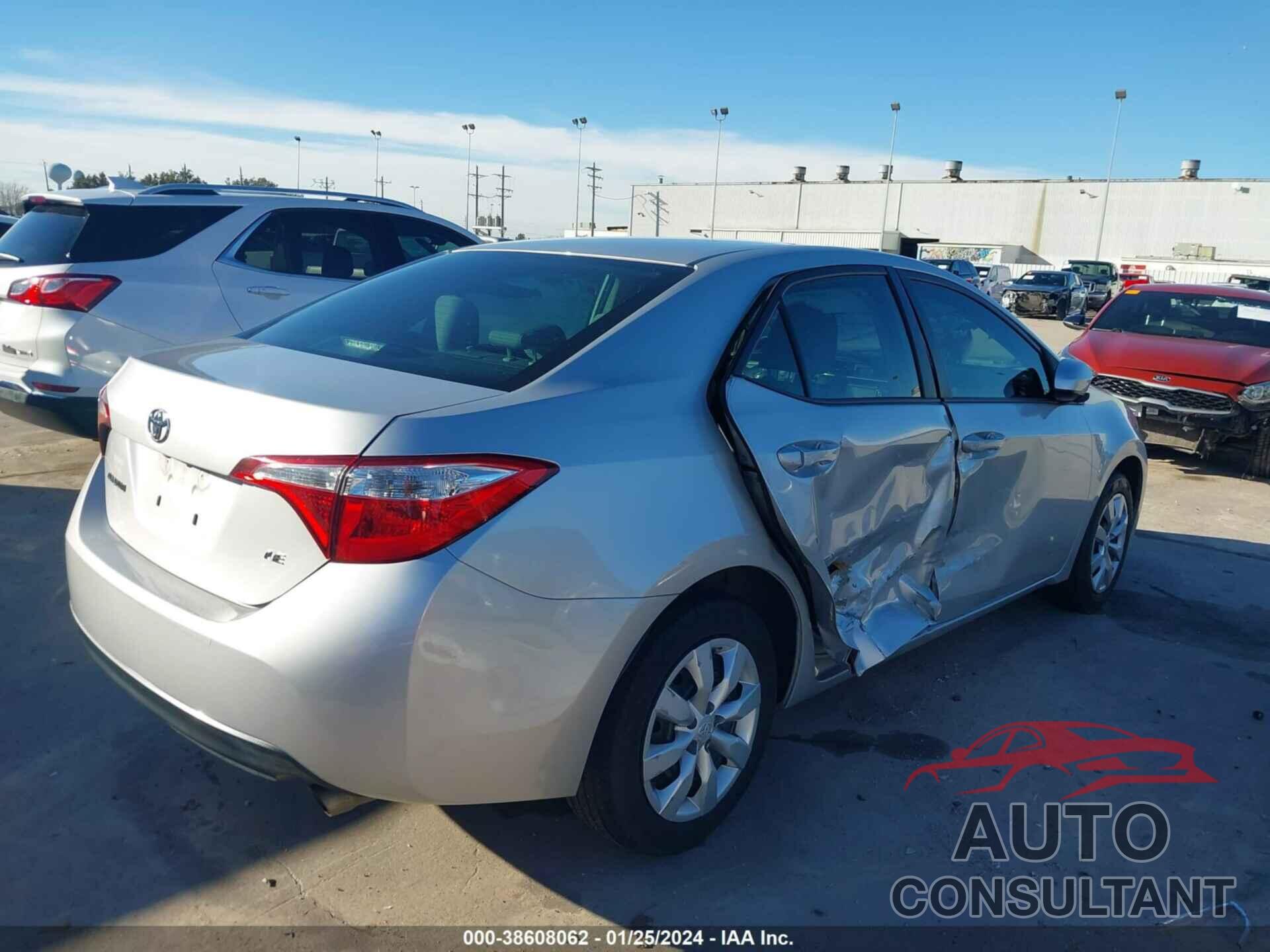 TOYOTA COROLLA 2016 - 5YFBURHE7GP555996