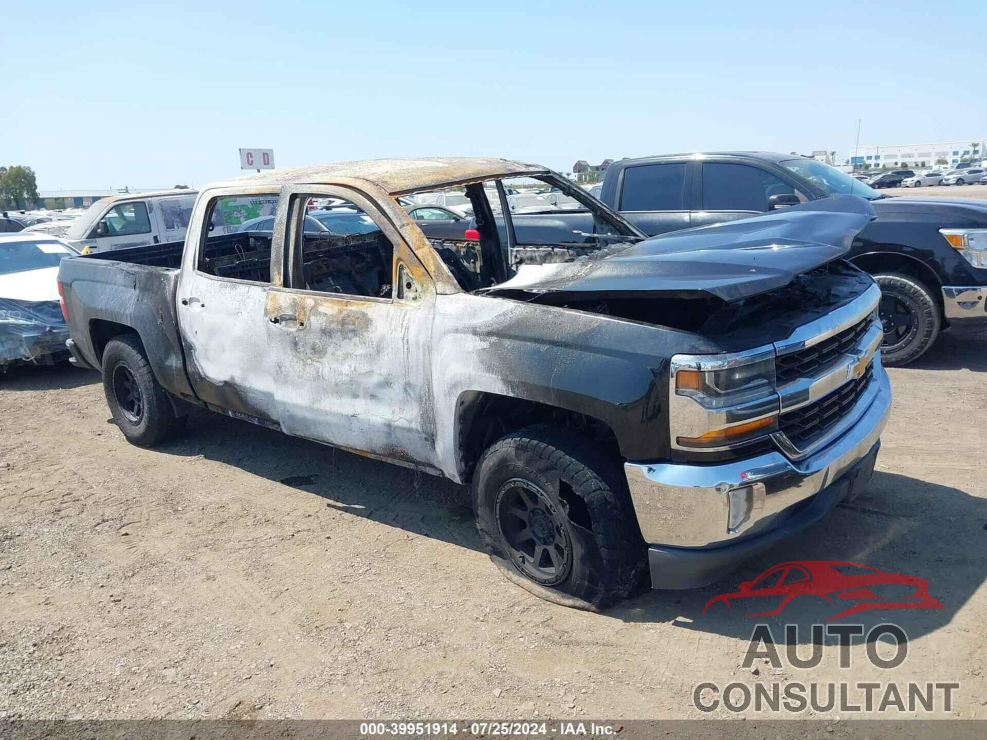 CHEVROLET SILVERADO 1500 2017 - 3GCUCRER0HG444779
