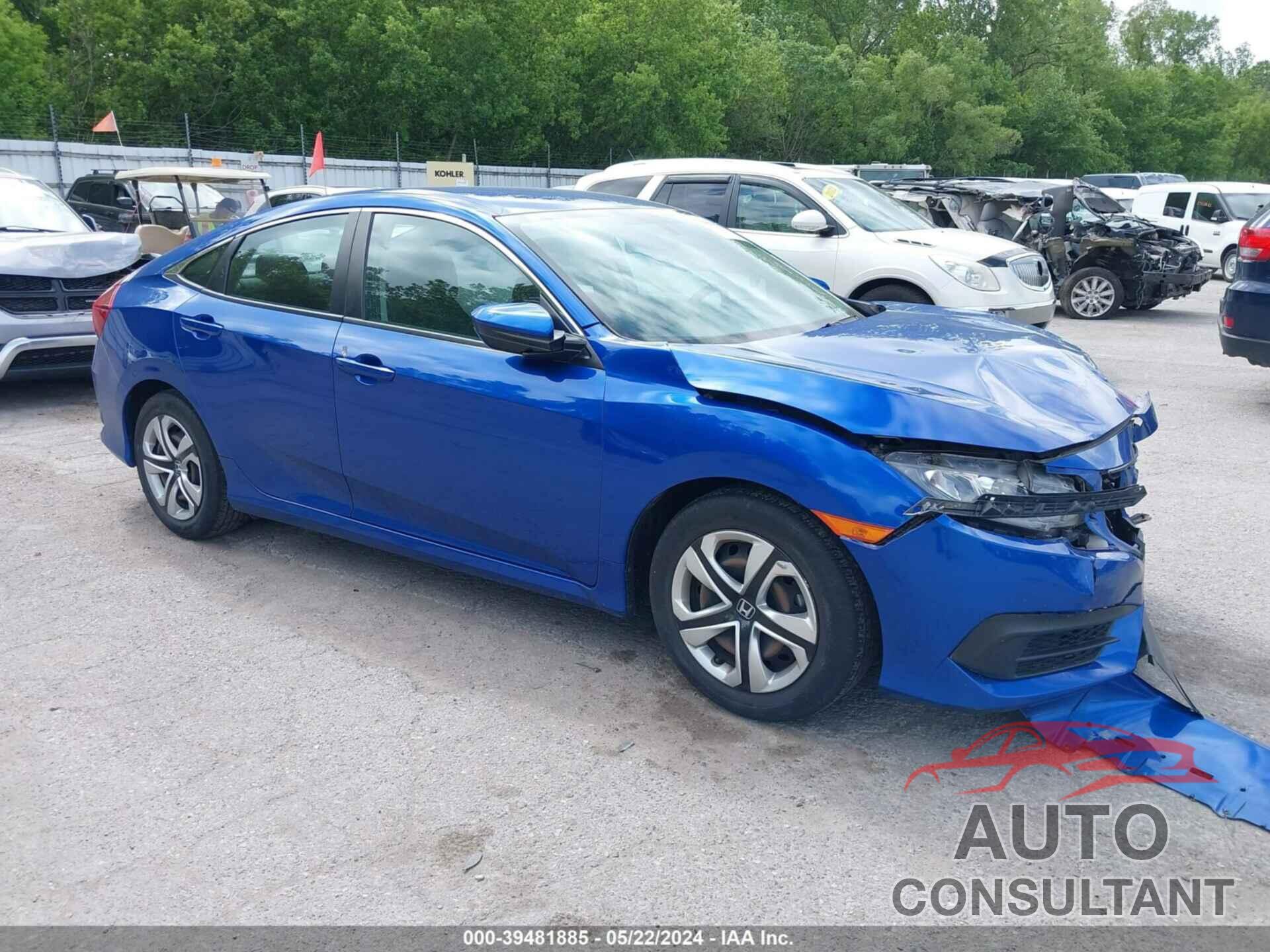 HONDA CIVIC 2017 - 19XFC2F50HE072013