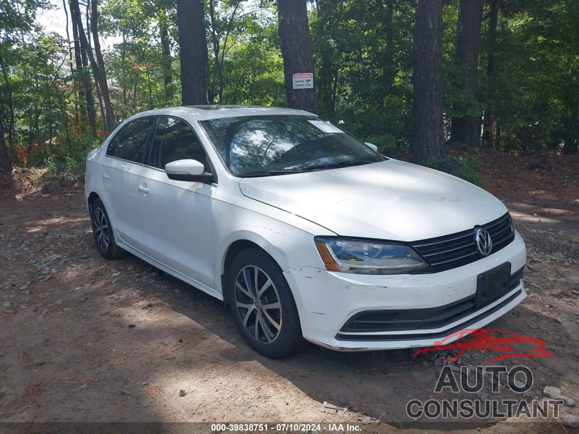 VOLKSWAGEN JETTA 2017 - 3VWDB7AJ1HM309218