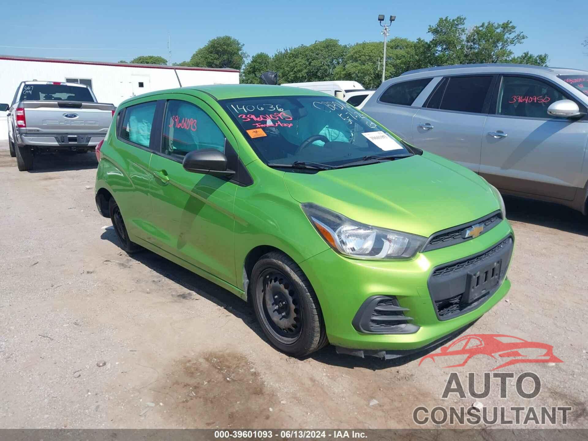 CHEVROLET SPARK 2016 - KL8CB6SA3GC540122