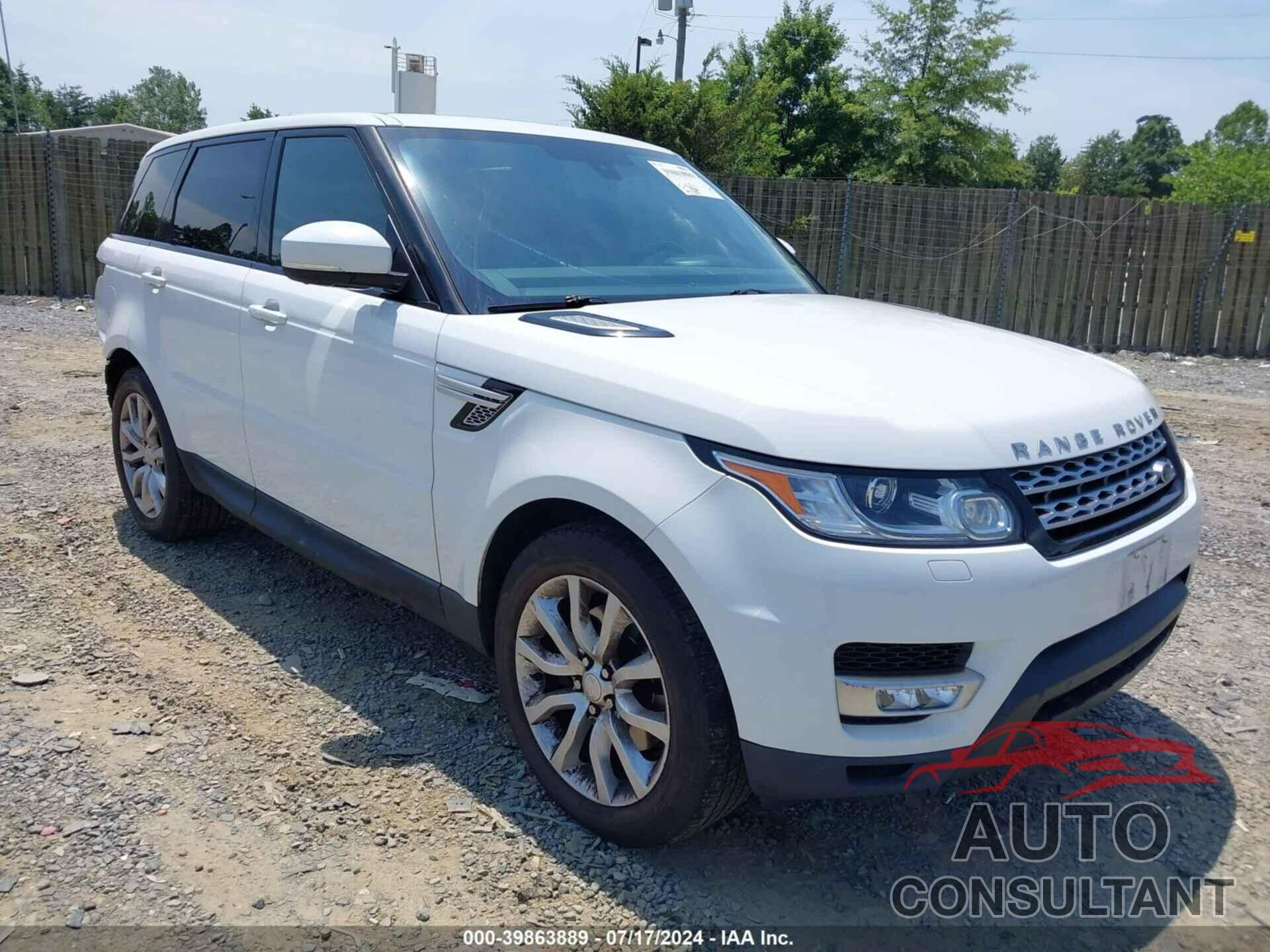 LAND ROVER RANGE ROVER SPORT 2016 - SALWR2PF9GA659939