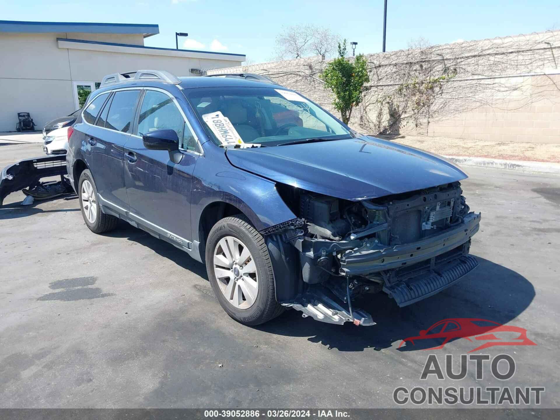 SUBARU OUTBACK 2018 - 4S4BSACC3J3274495