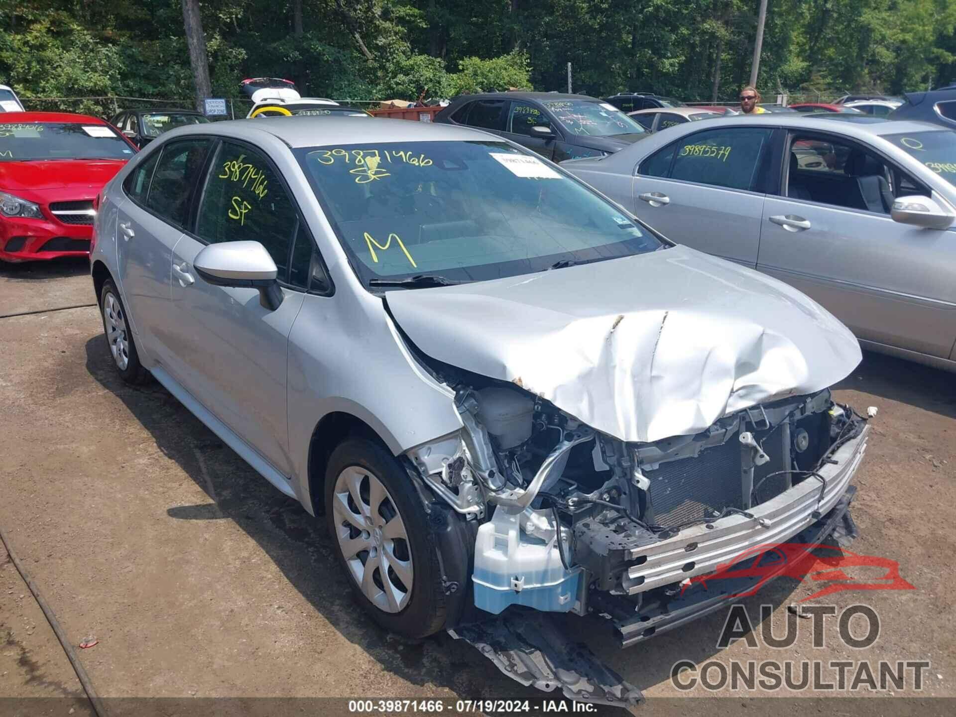 TOYOTA COROLLA 2020 - 5YFEPRAE8LP020703