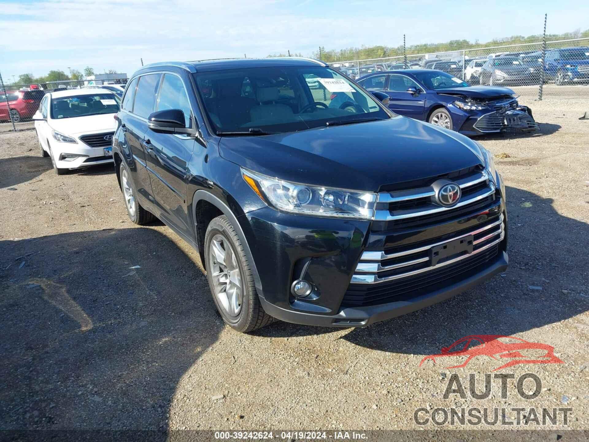 TOYOTA HIGHLANDER 2018 - 5TDDZRFH9JS822741