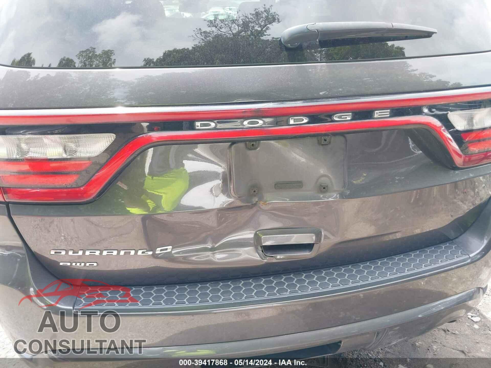 DODGE DURANGO 2016 - 1C4RDJAG7GC383781