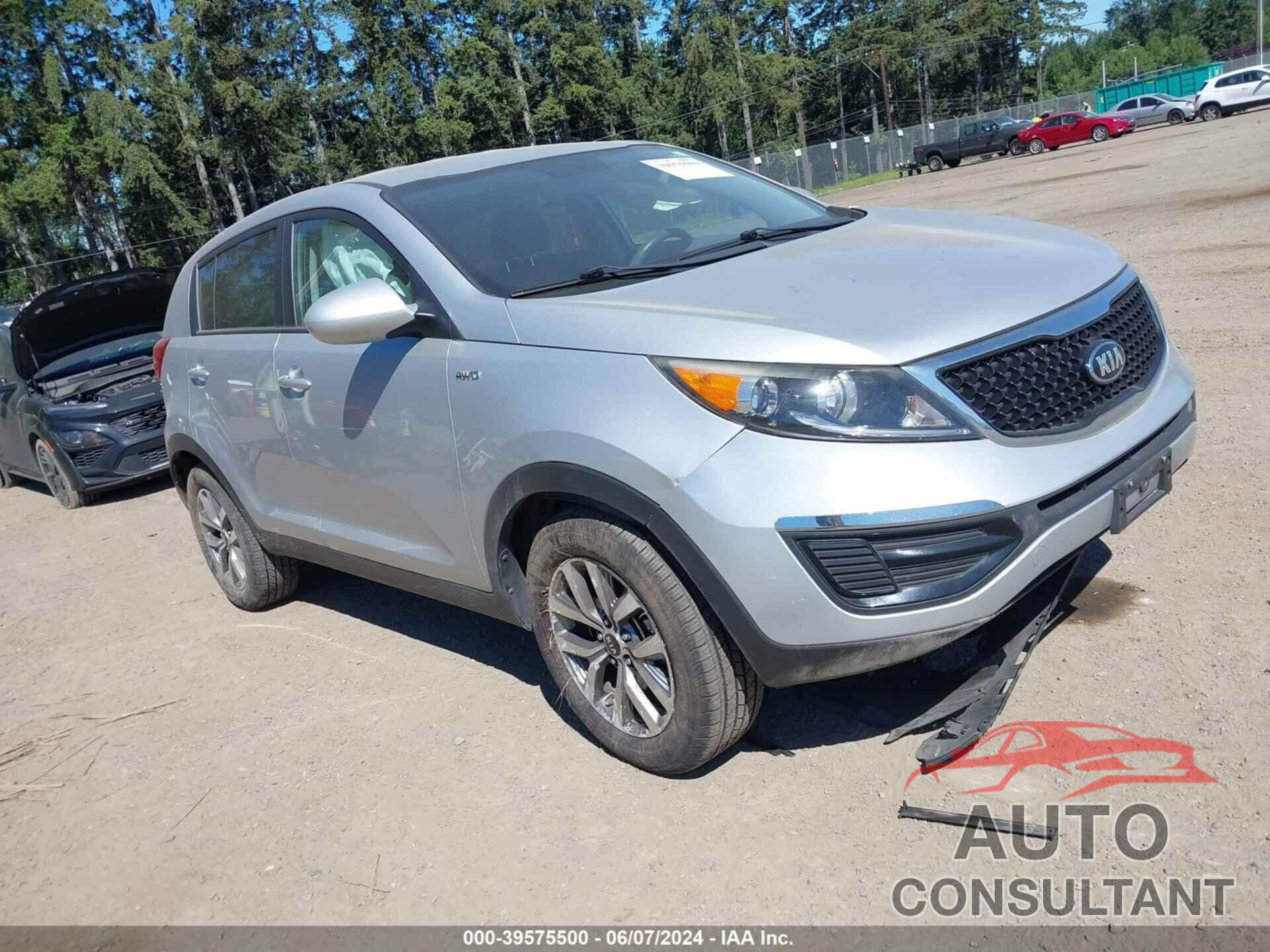 KIA SPORTAGE 2016 - KNDPBCAC2G7812260