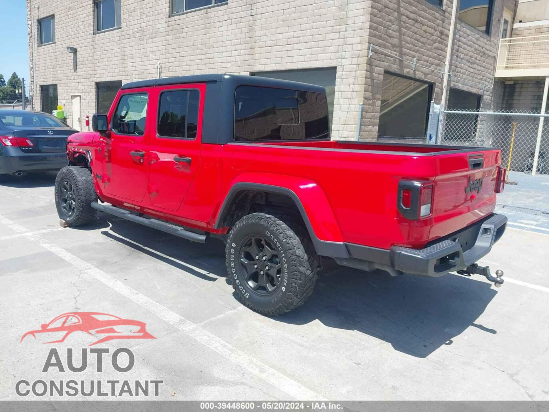 JEEP GLADIATOR 2021 - 1C6HJTAGXML563307