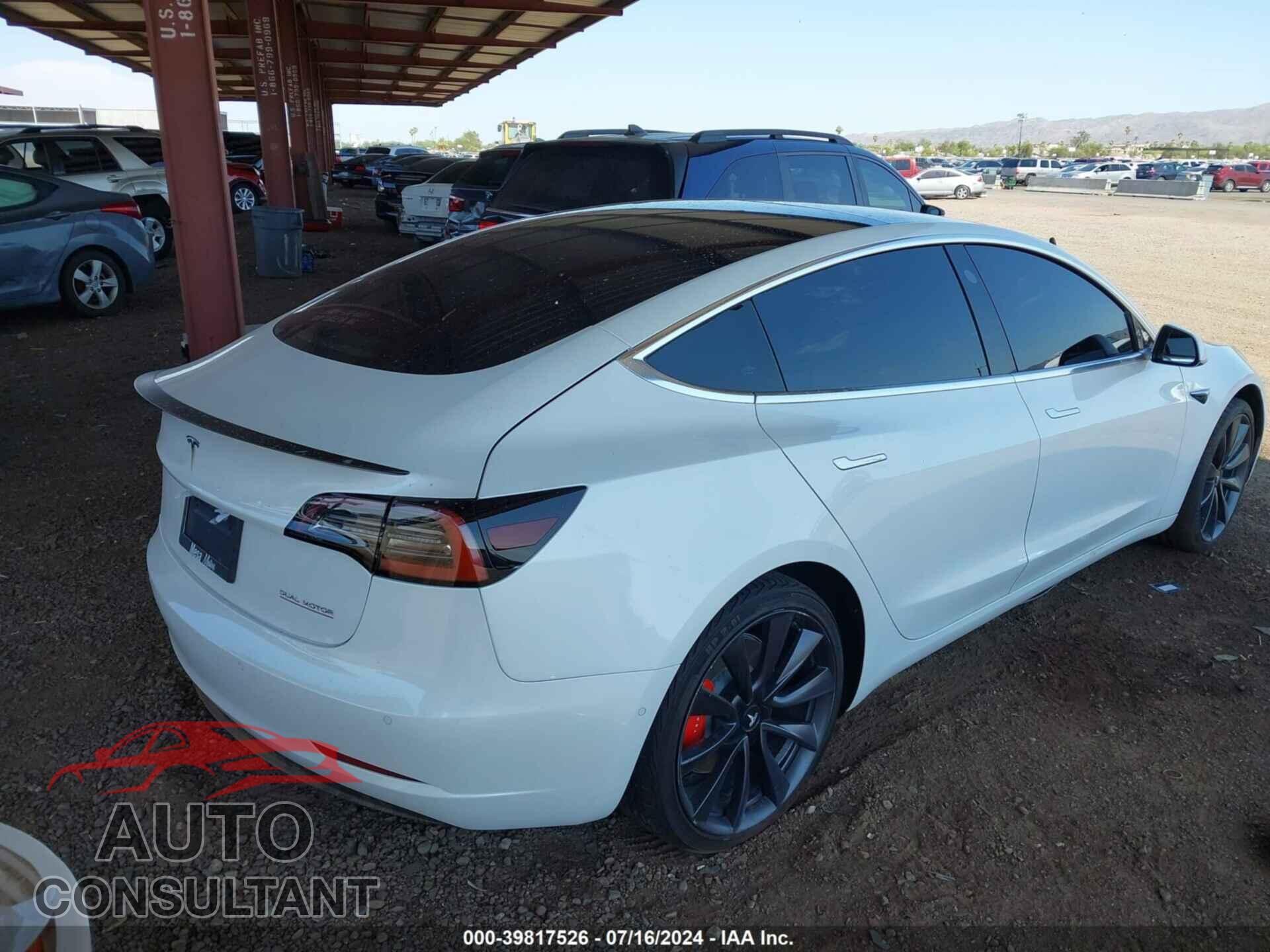 TESLA MODEL 3 2020 - 5YJ3E1EC8LF792007