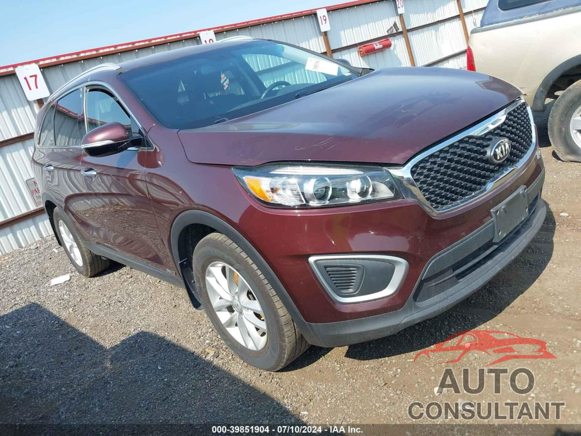 KIA SORENTO 2017 - 5XYPGDA35HG259051