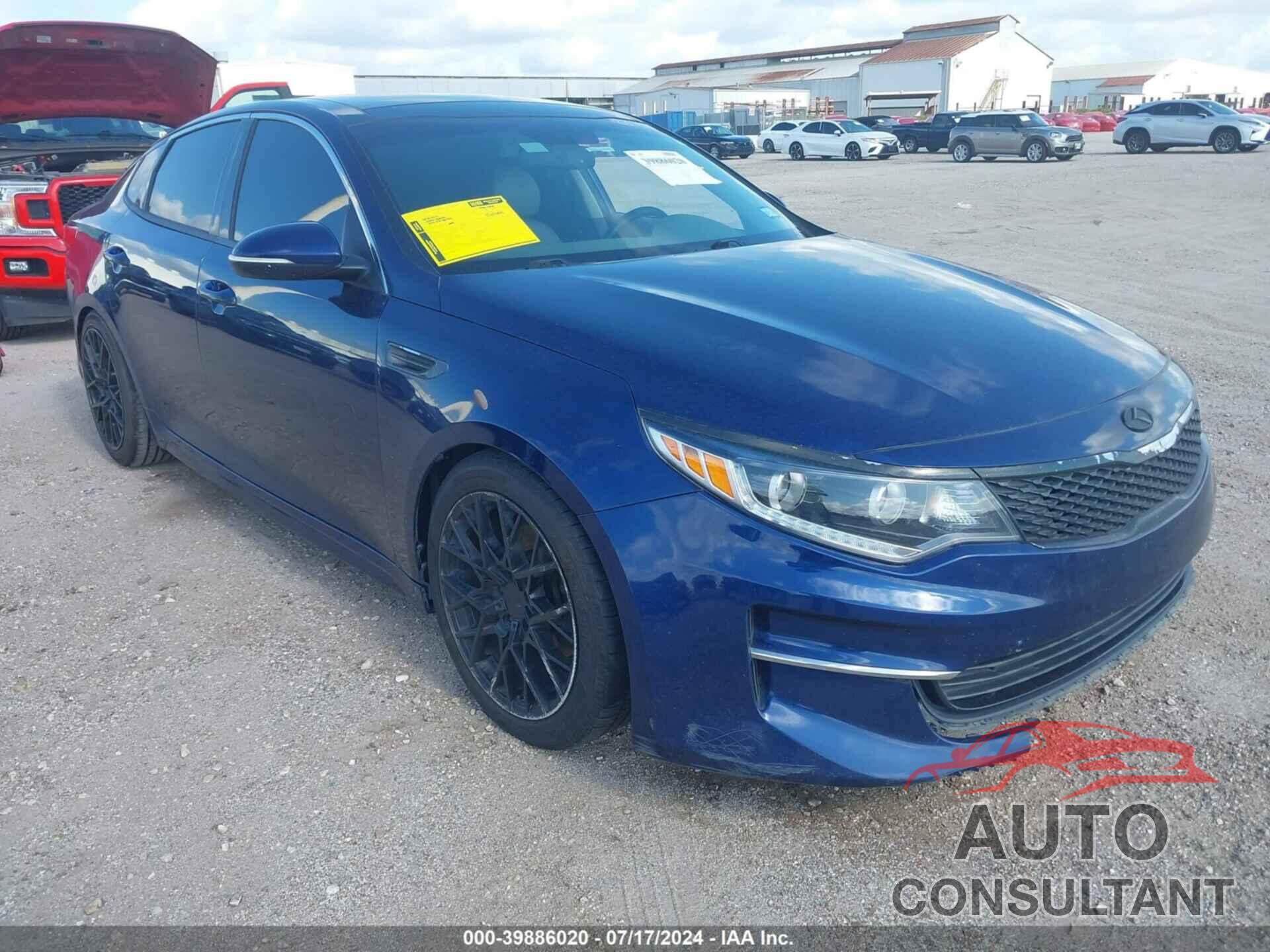KIA OPTIMA 2016 - 5XXGU4L3XGG120347