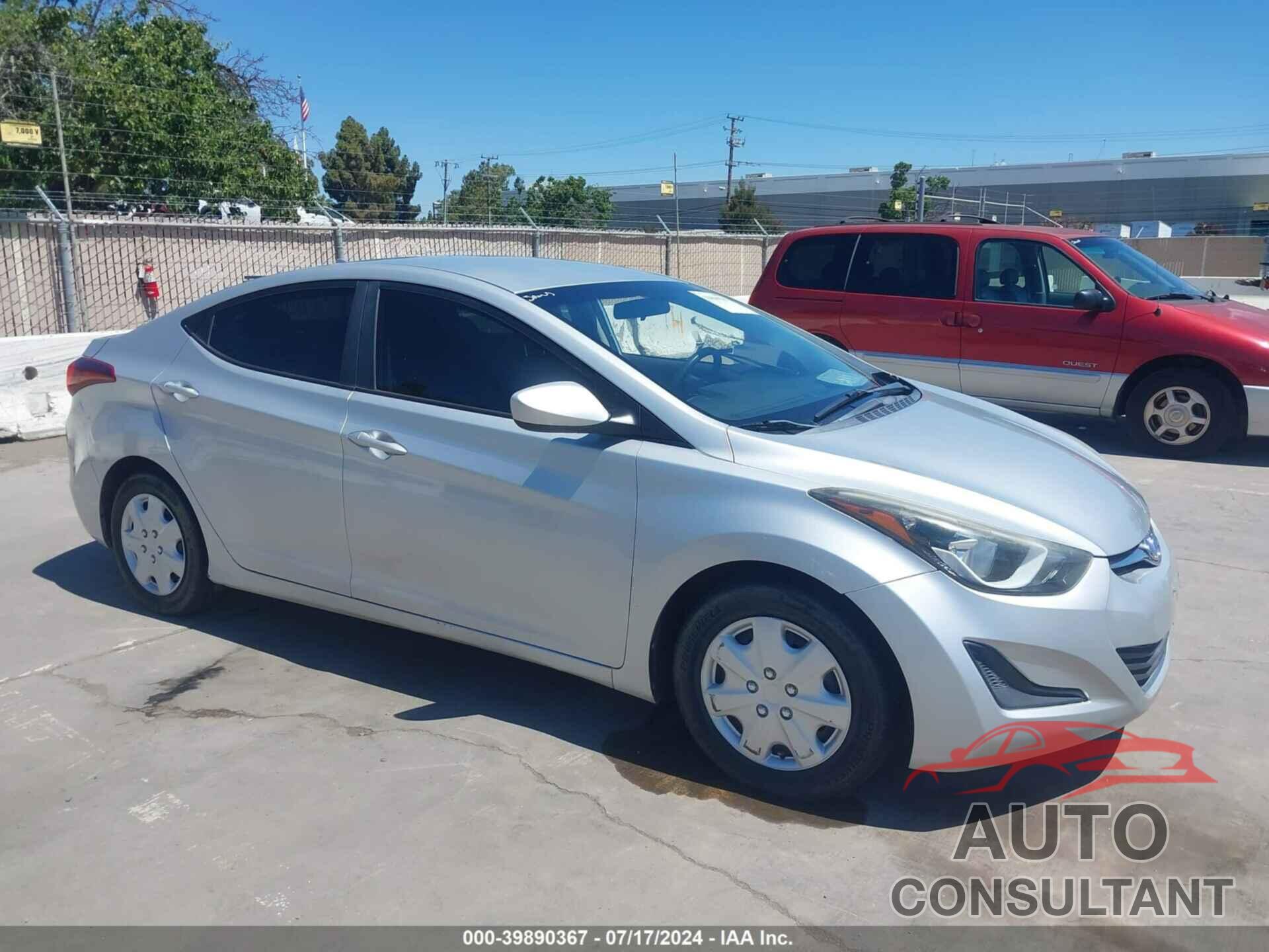 HYUNDAI ELANTRA 2016 - 5NPDH4AE3GH696152