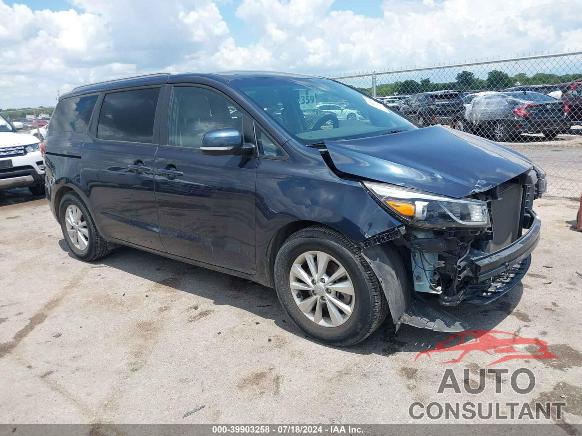 KIA SEDONA 2016 - KNDMB5C19G6129455