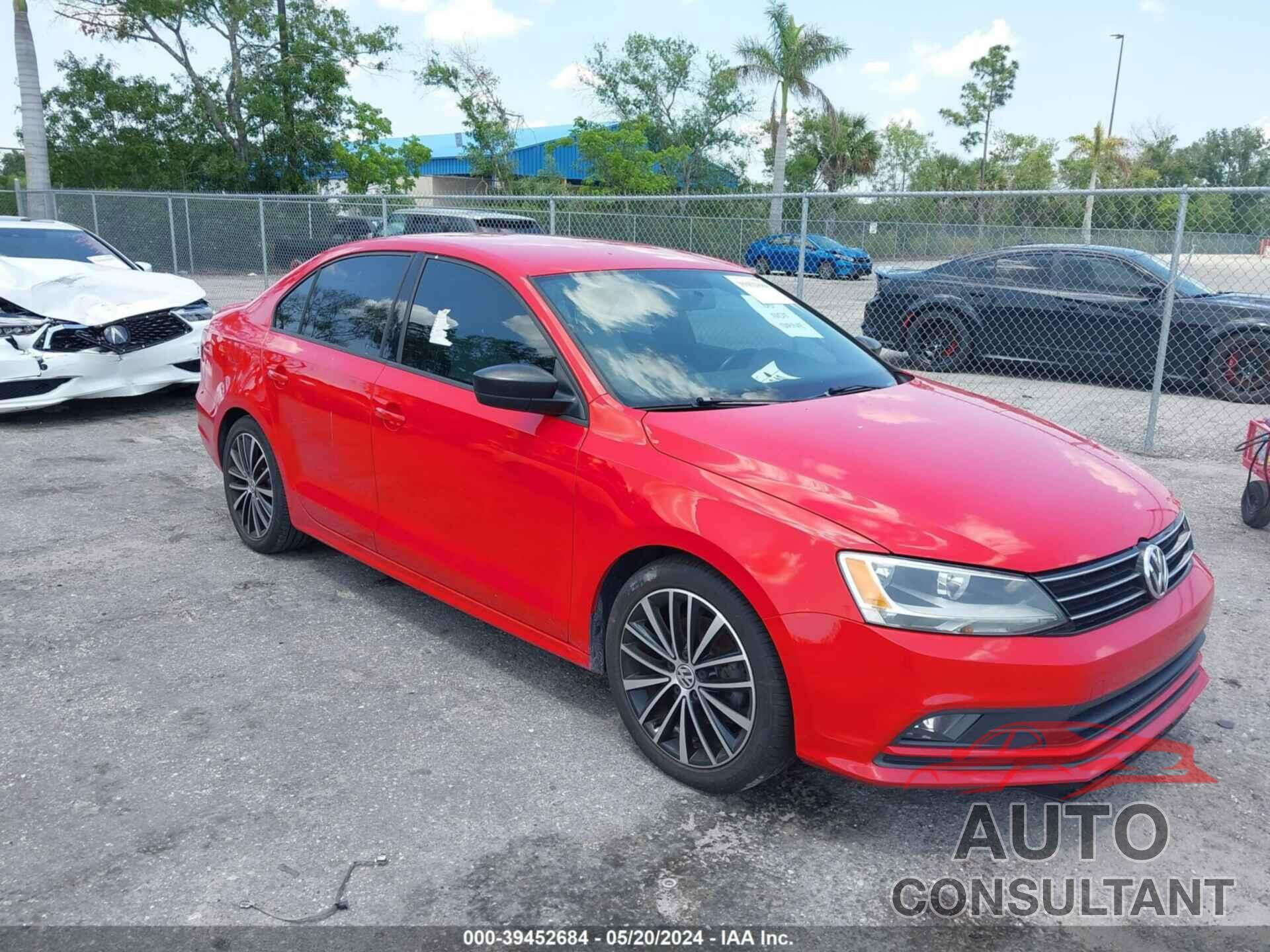 VOLKSWAGEN JETTA 2016 - 3VWD17AJ1GM400751