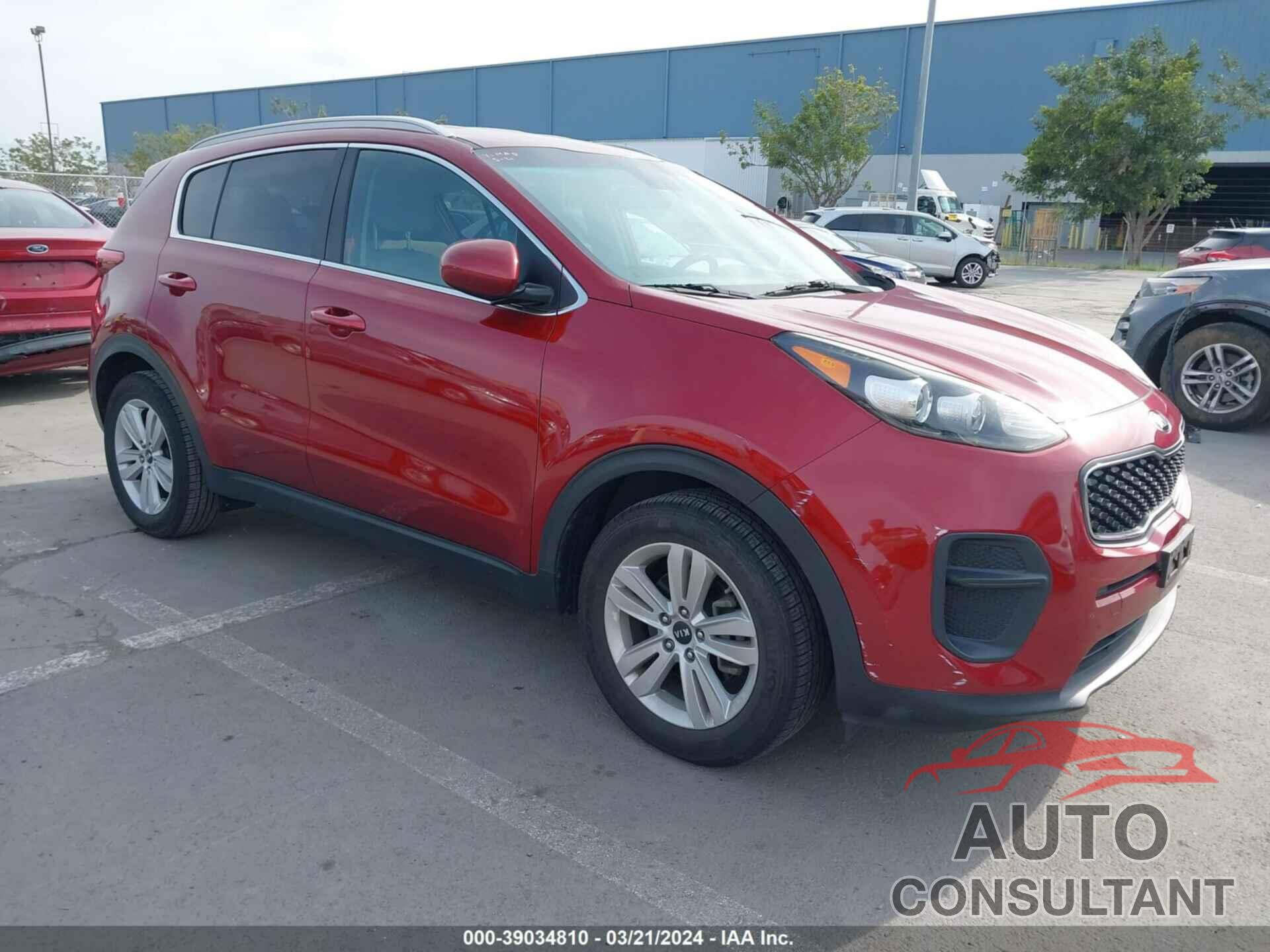 KIA SPORTAGE 2017 - KNDPM3AC1H7050728