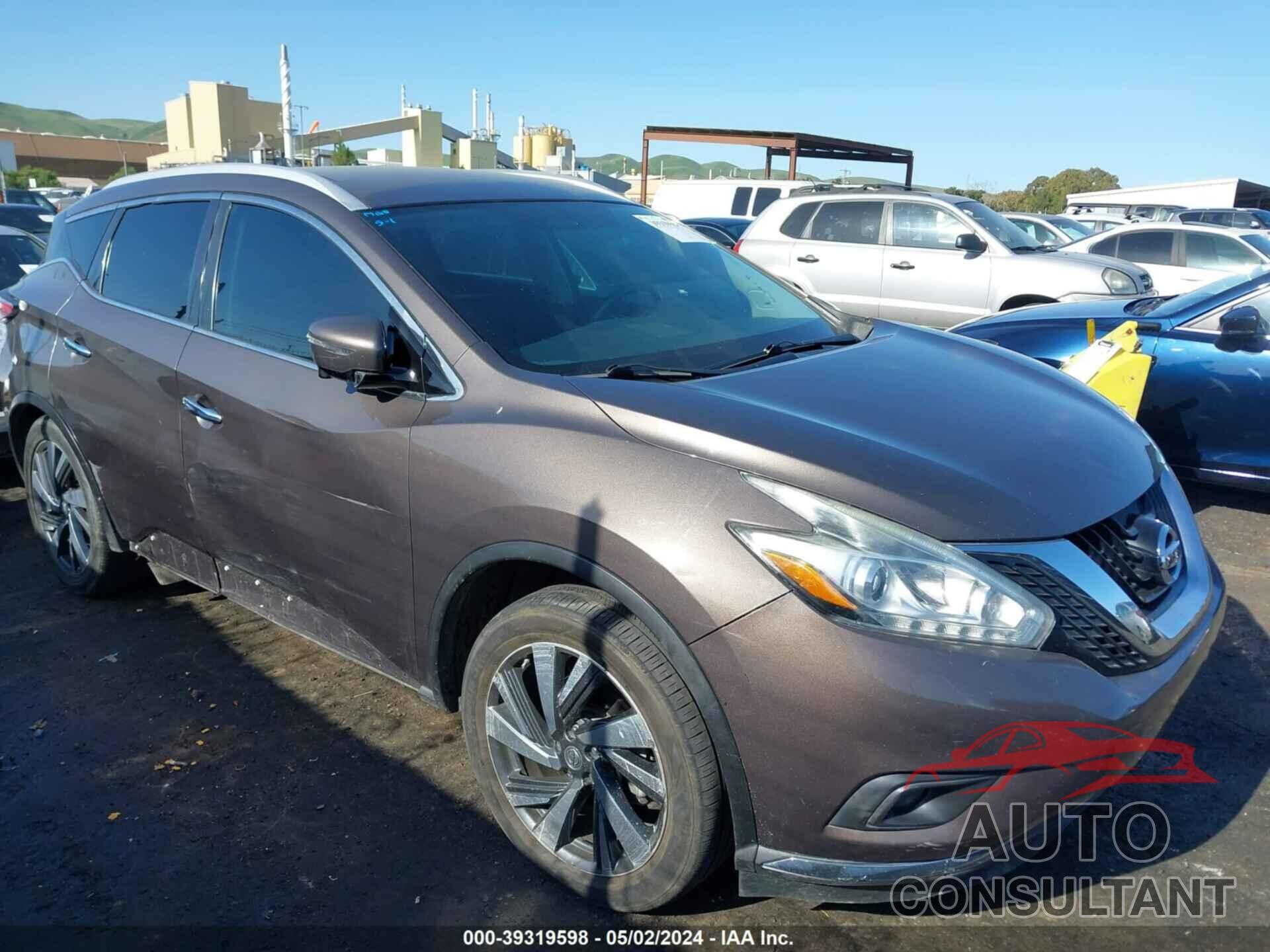 NISSAN MURANO 2016 - 5N1AZ2MG4GN104254