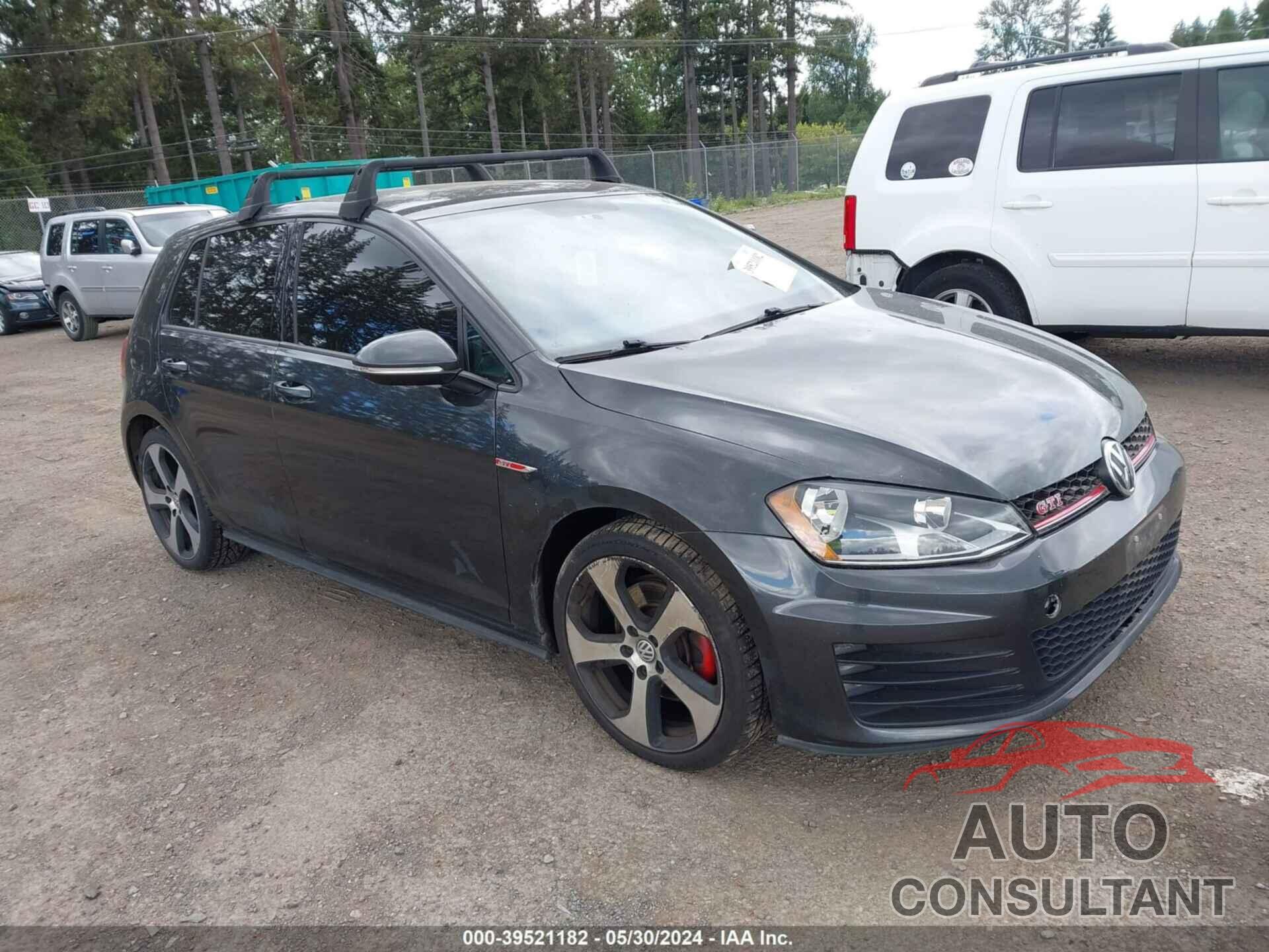 VOLKSWAGEN GOLF GTI 2017 - 3VW4T7AU4HM059657